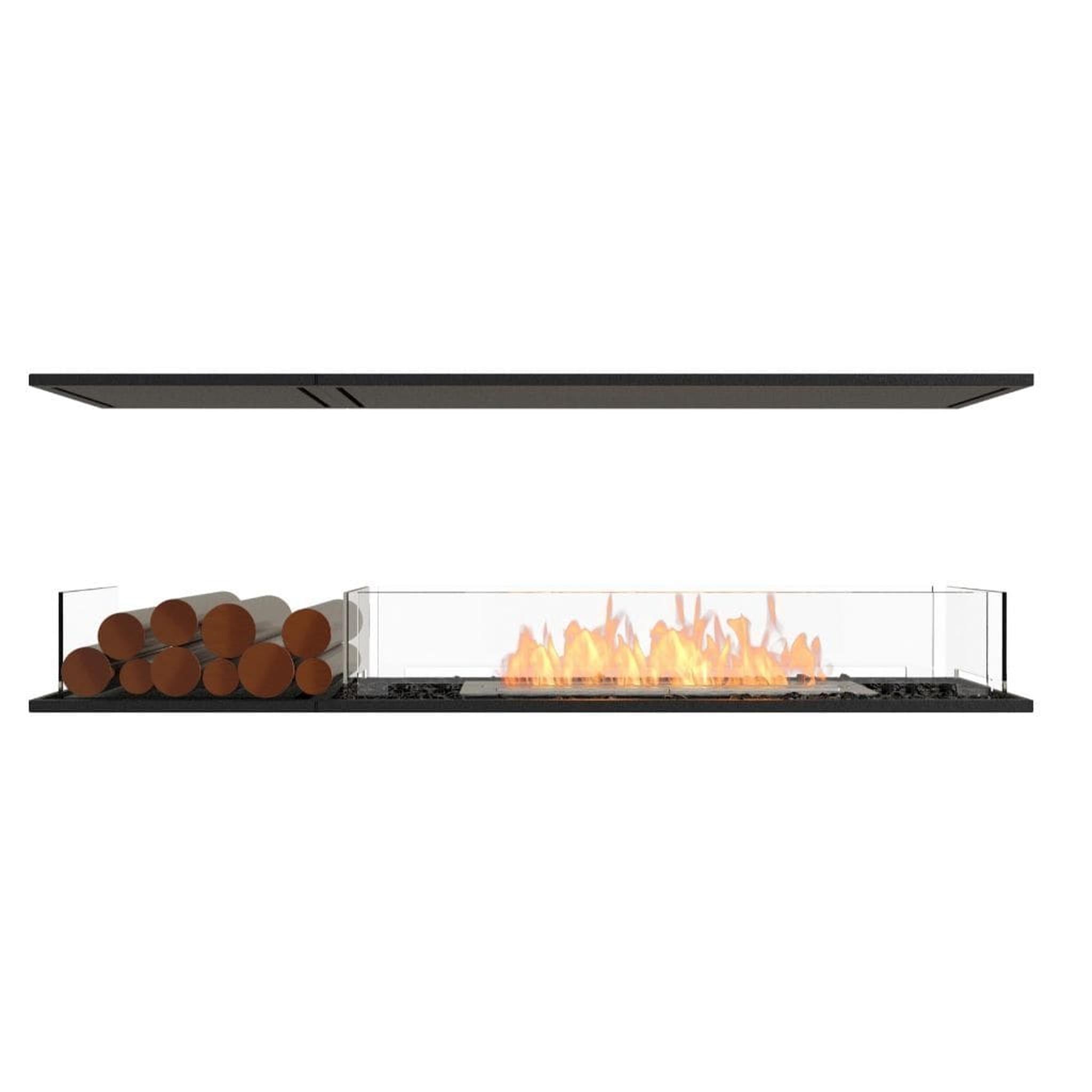 EcoSmart Fire 63" Flex 60IL Island Ethanol Fireplace Insert with Decorative Box and Adjustable Flame by Mad Design Group