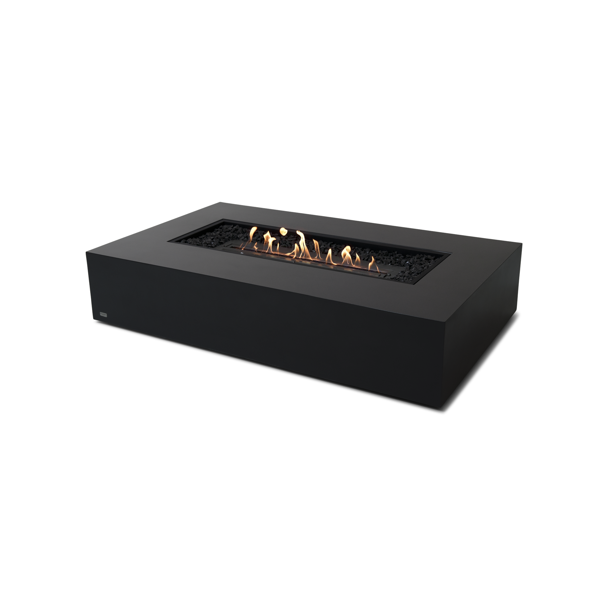 EcoSmart Fire 65" Wharf 65 Indoor/Outdoor Fire Pit Table with Ethanol Burner – Handcrafted Concrete Design by Mad Design Group