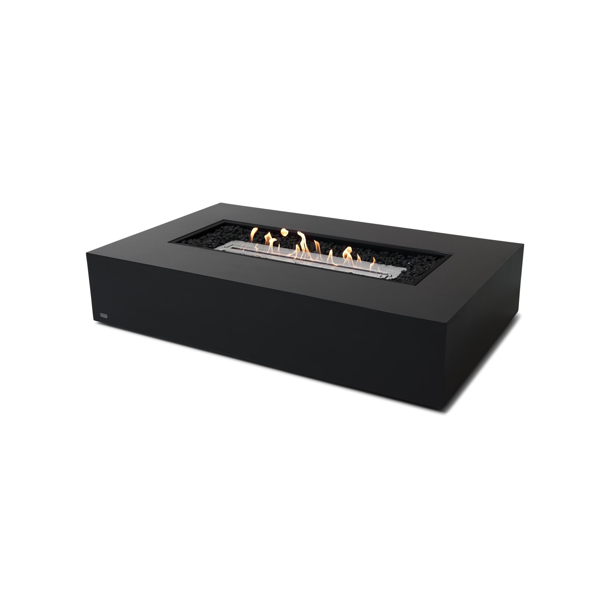 EcoSmart Fire 65" Wharf 65 Indoor/Outdoor Fire Pit Table with Ethanol Burner – Handcrafted Concrete Design by Mad Design Group