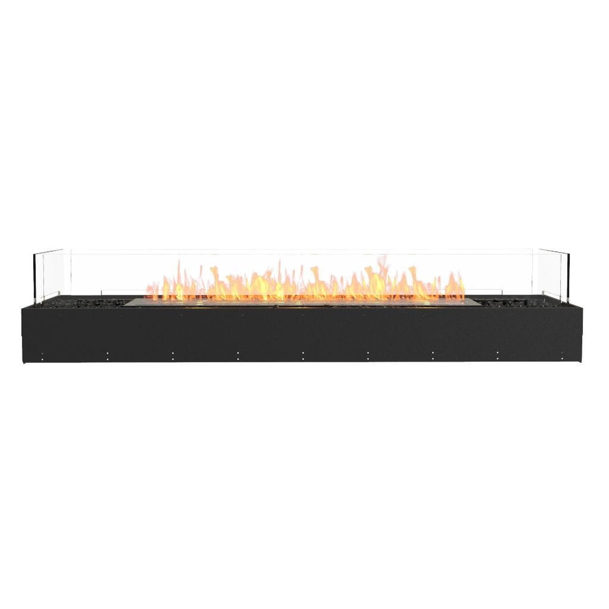 EcoSmart Fire 71" Flex 68BN Bench See-Through Ethanol Fireplace Insert by Mad Design Group