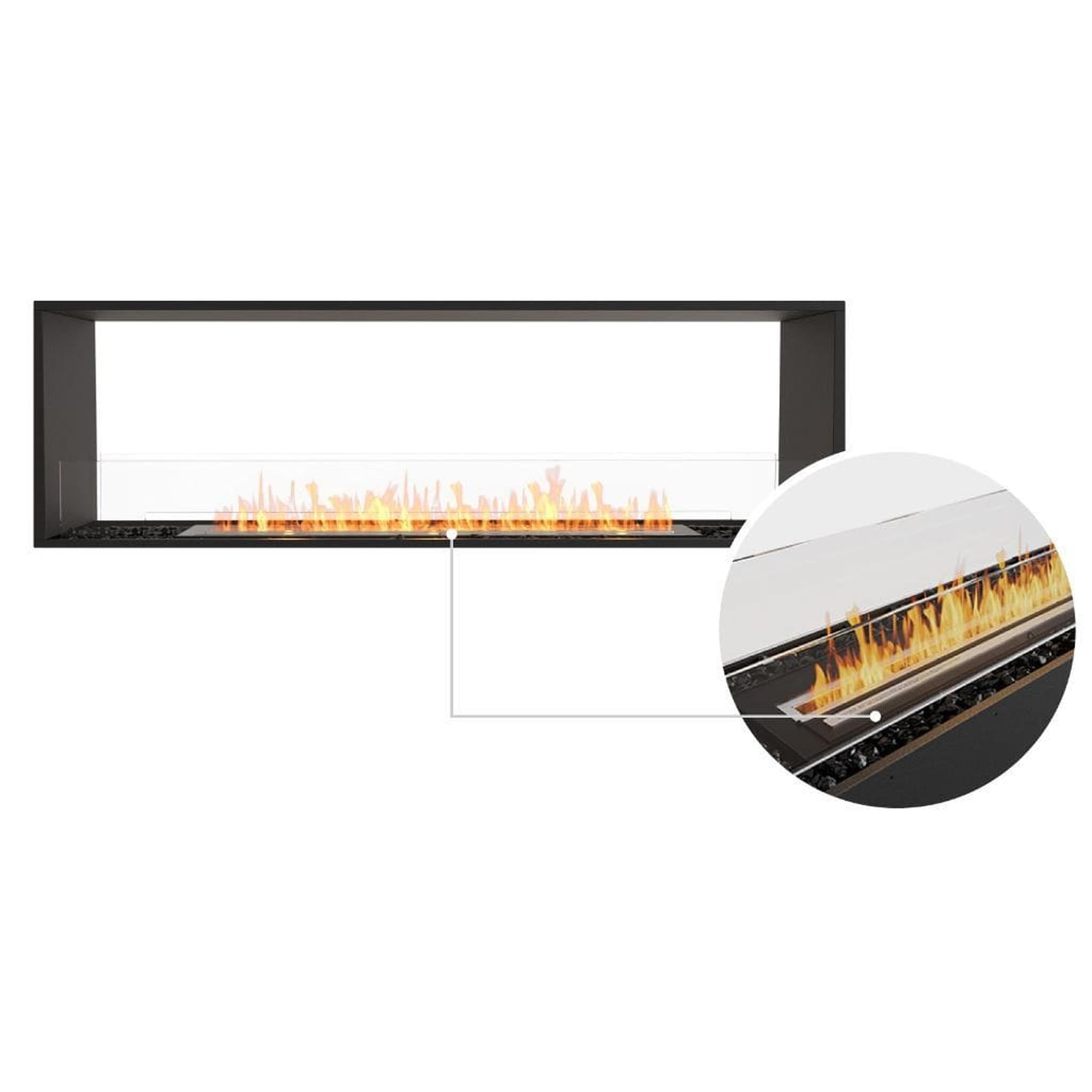 EcoSmart Fire 76" Flex 68DB Double Sided Ethanol Fireplace Insert with Adjustable Flame by Mad Design Group