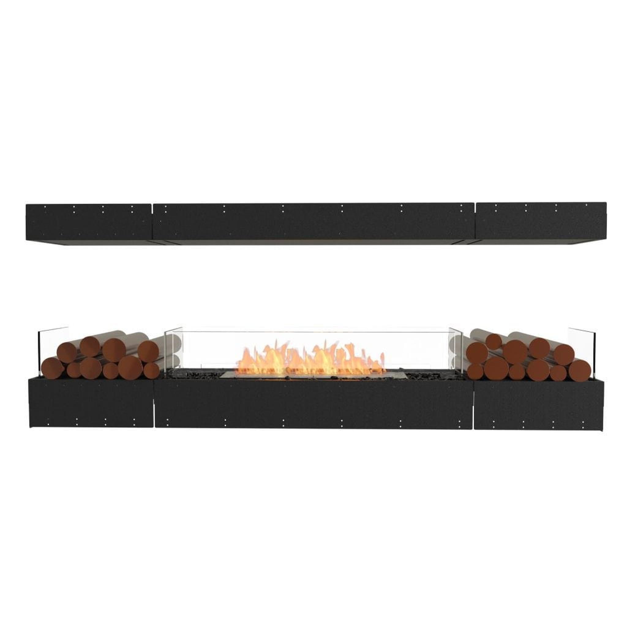 EcoSmart Fire 81" Flex 78IL Island Ethanol Fireplace Insert with Decorative Box and Adjustable Flame by Mad Design Group