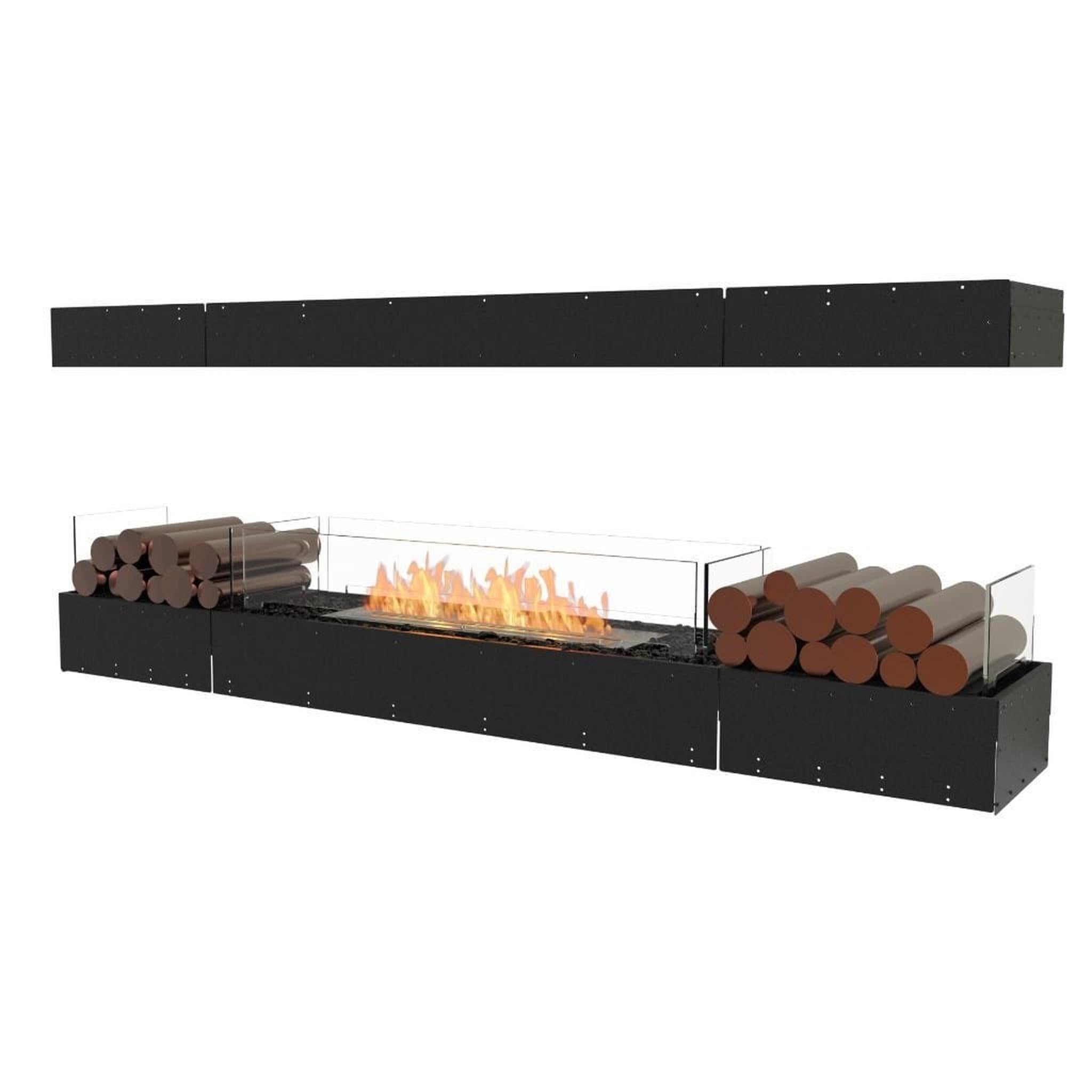 EcoSmart Fire 81" Flex 78IL Island Ethanol Fireplace Insert with Decorative Box and Adjustable Flame by Mad Design Group