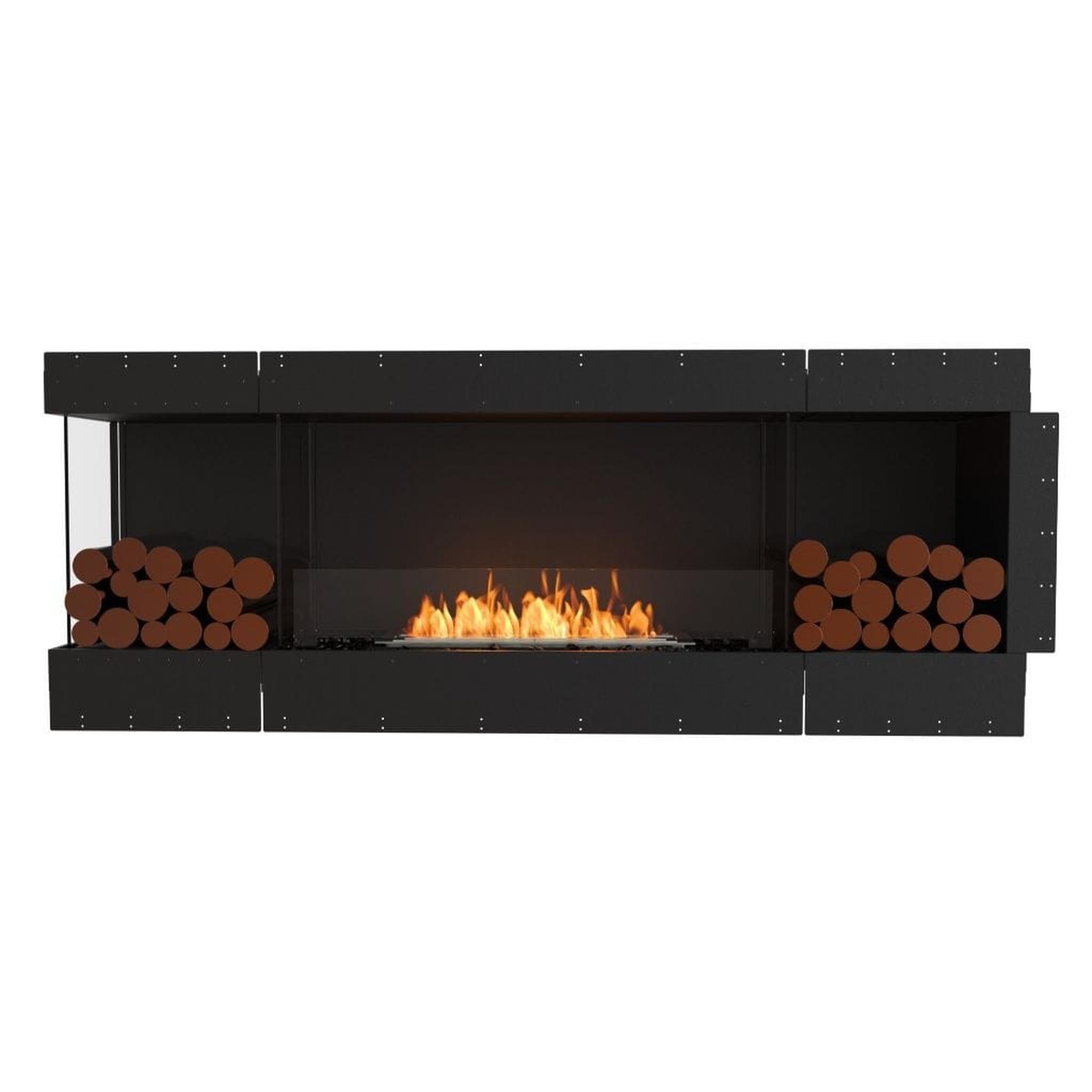 EcoSmart Fire Flex 78LC/78RC 83" Ethanol Fireplace Insert with Decorative Box and Adjustable Flame by Mad Design Group