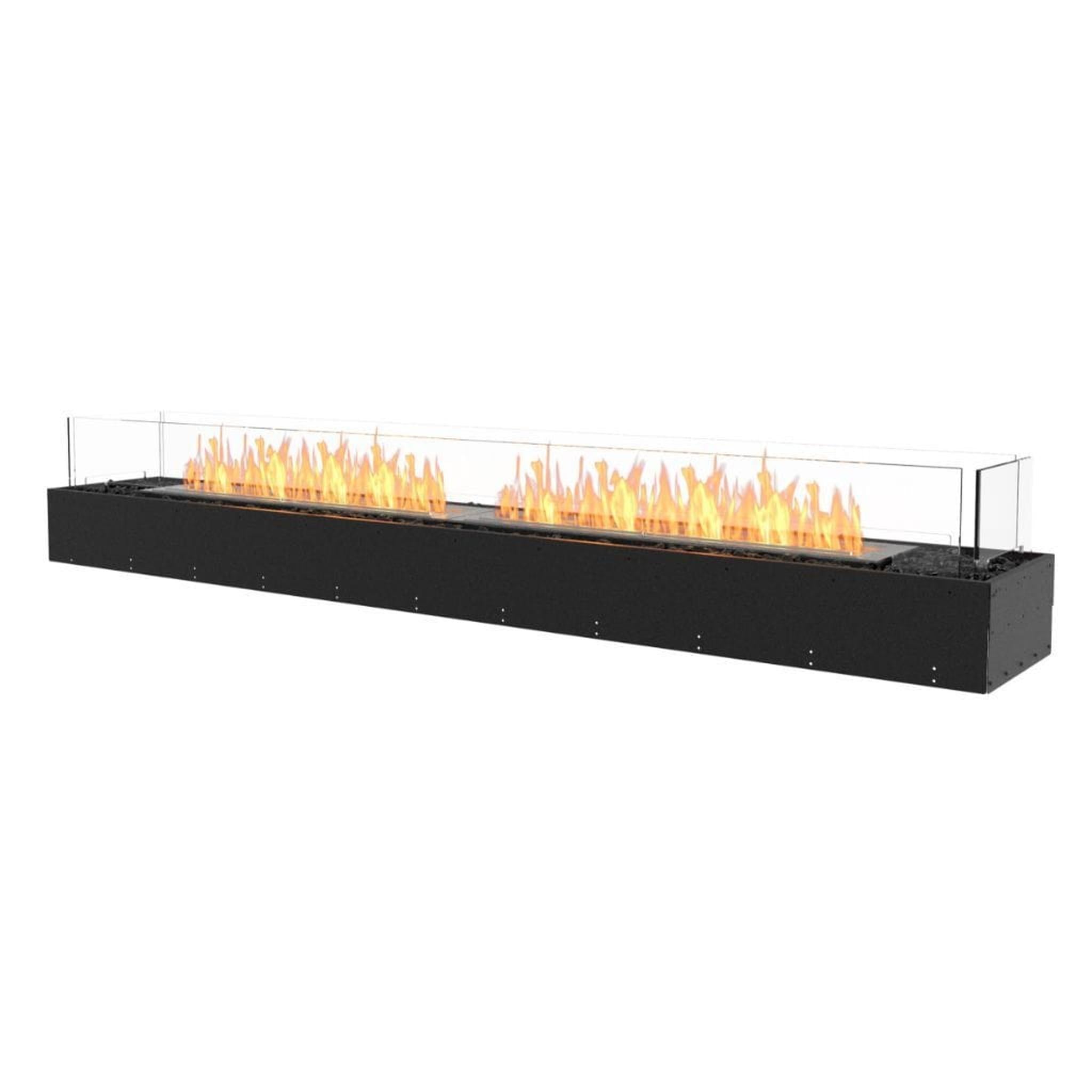 EcoSmart Fire 89" Flex 86BN Bench See-Through Ethanol Fireplace Insert by Mad Design Group