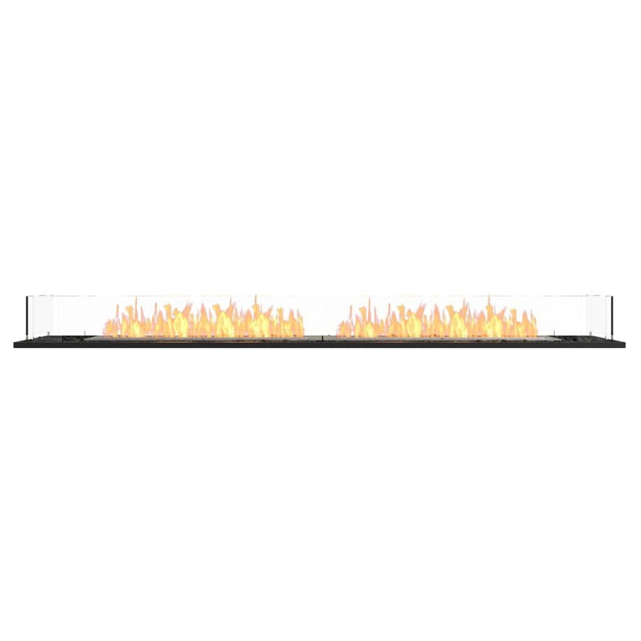EcoSmart Fire 89" Flex 86BN Bench See-Through Ethanol Fireplace Insert by Mad Design Group