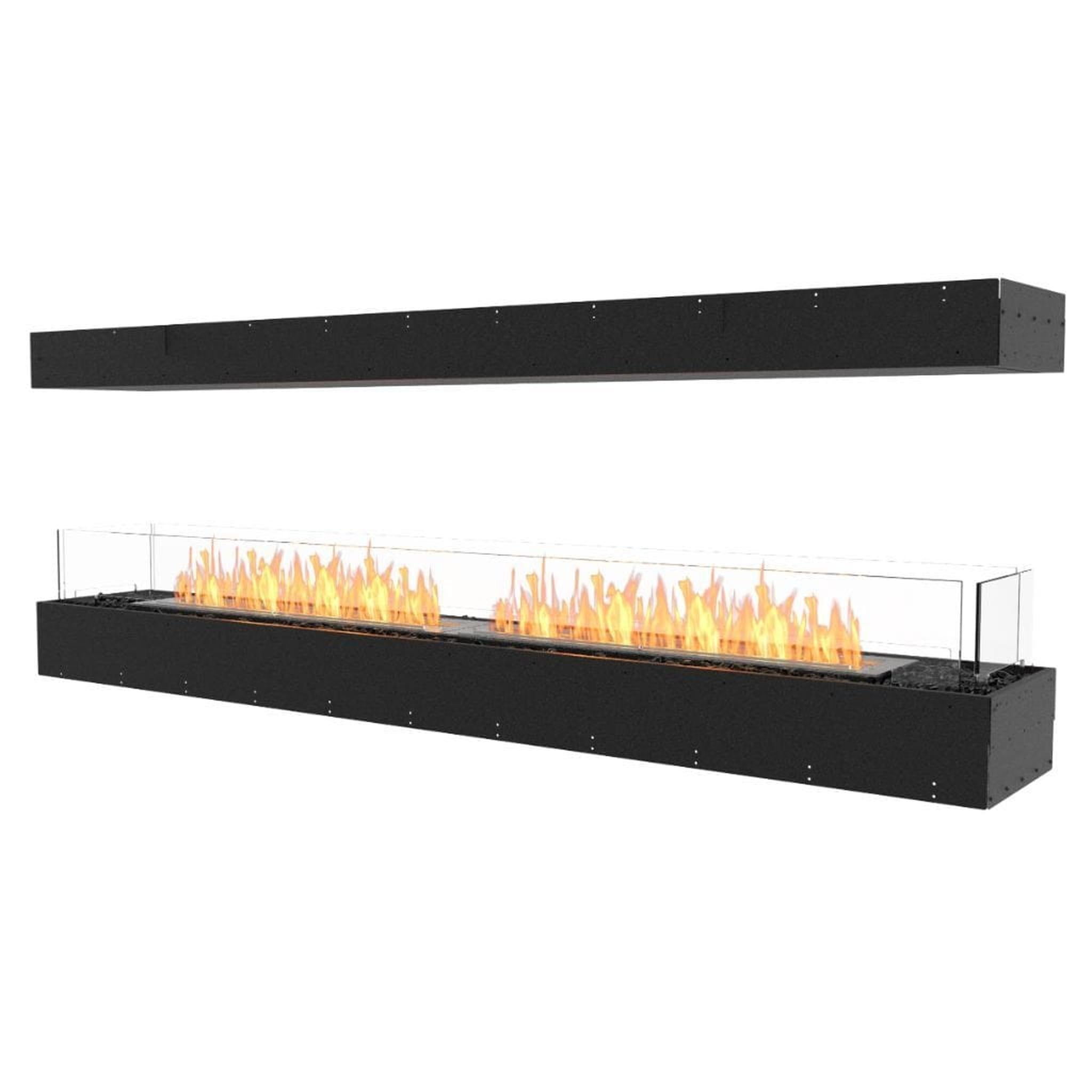 EcoSmart Fire 89" Flex 86IL Island Ethanol Fireplace Insert with Adjustable Flame by Mad Design Group