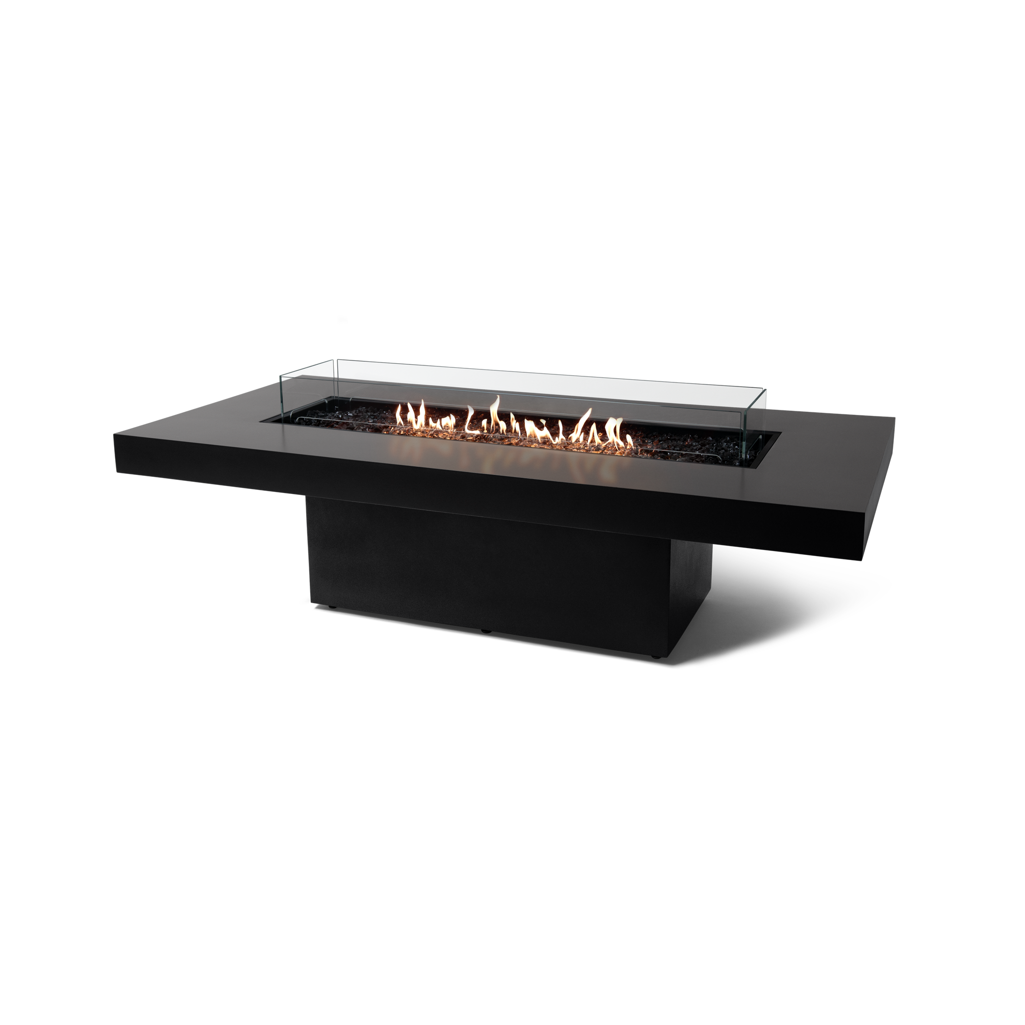 EcoSmart Fire 89" Gin 90 Chat Height Fire Pit Table with Gas LP/NG Burner – G37 Gas Burner by Mad Design Group