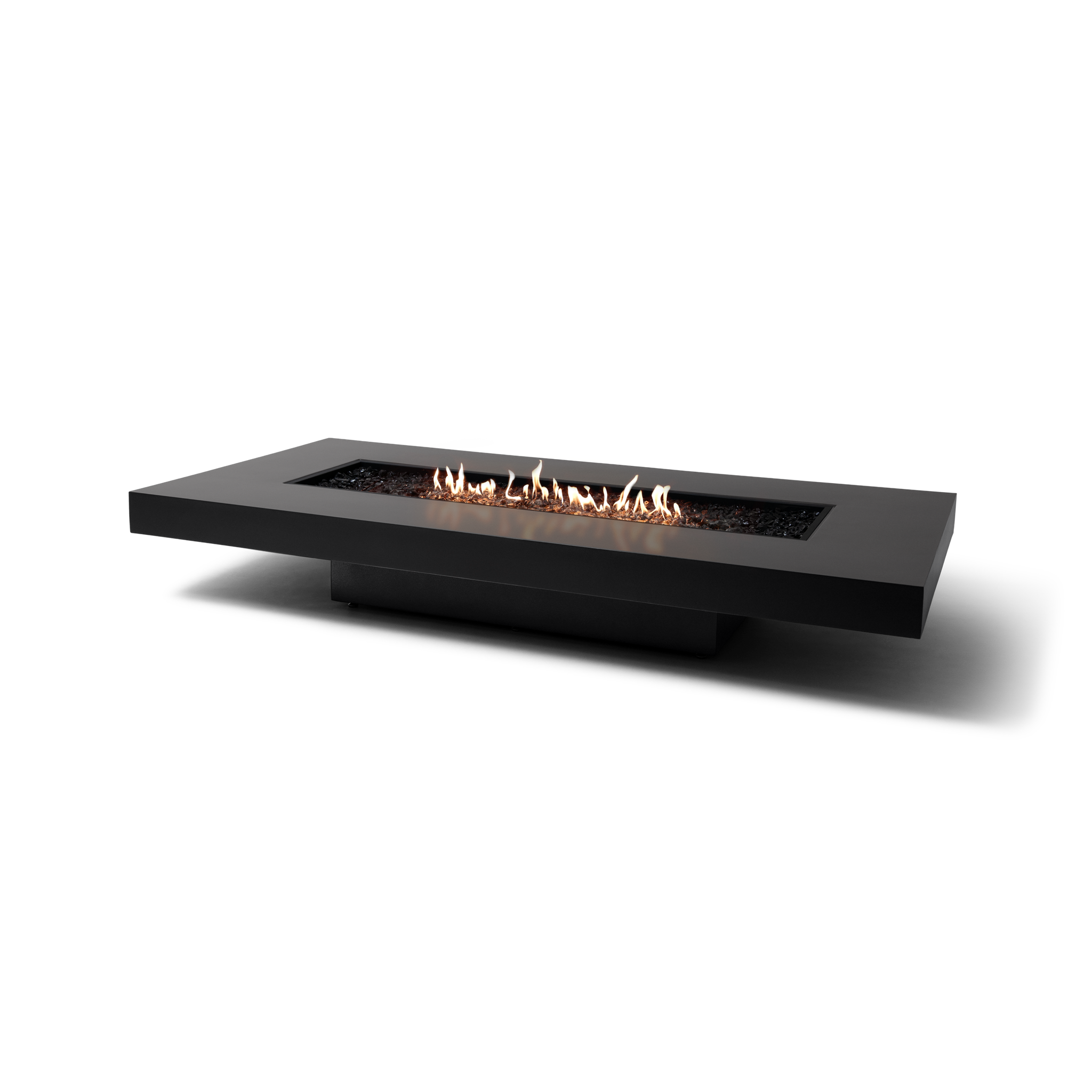 EcoSmart Fire 89" Gin 90 Low Height Fire Pit Table with Gas LP/NG Burner – G37 Gas Burner by Mad Design Group