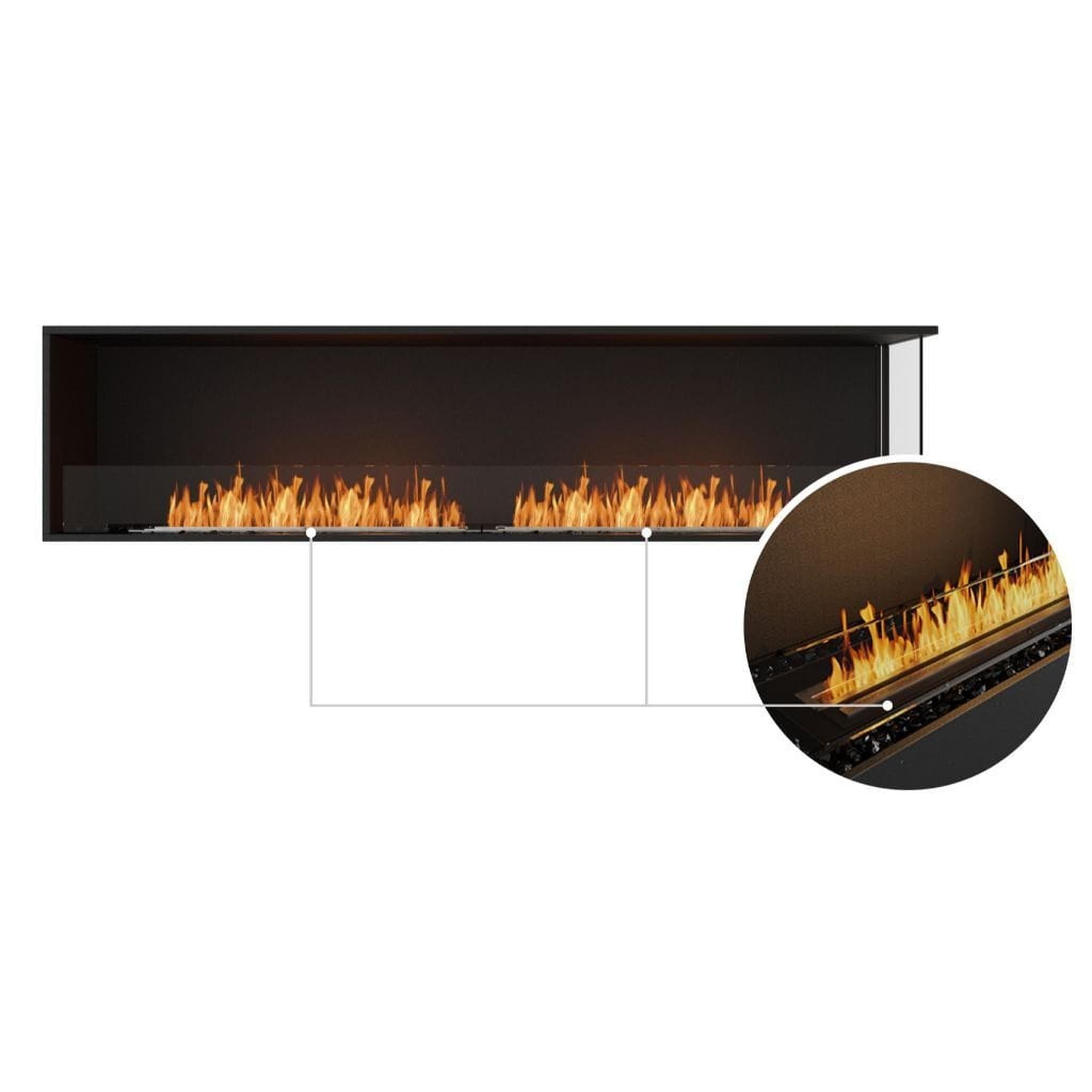 EcoSmart Fire Flex 86LC/86RC 91" Ethanol Fireplace Insert with Adjustable Flame by Mad Design Group