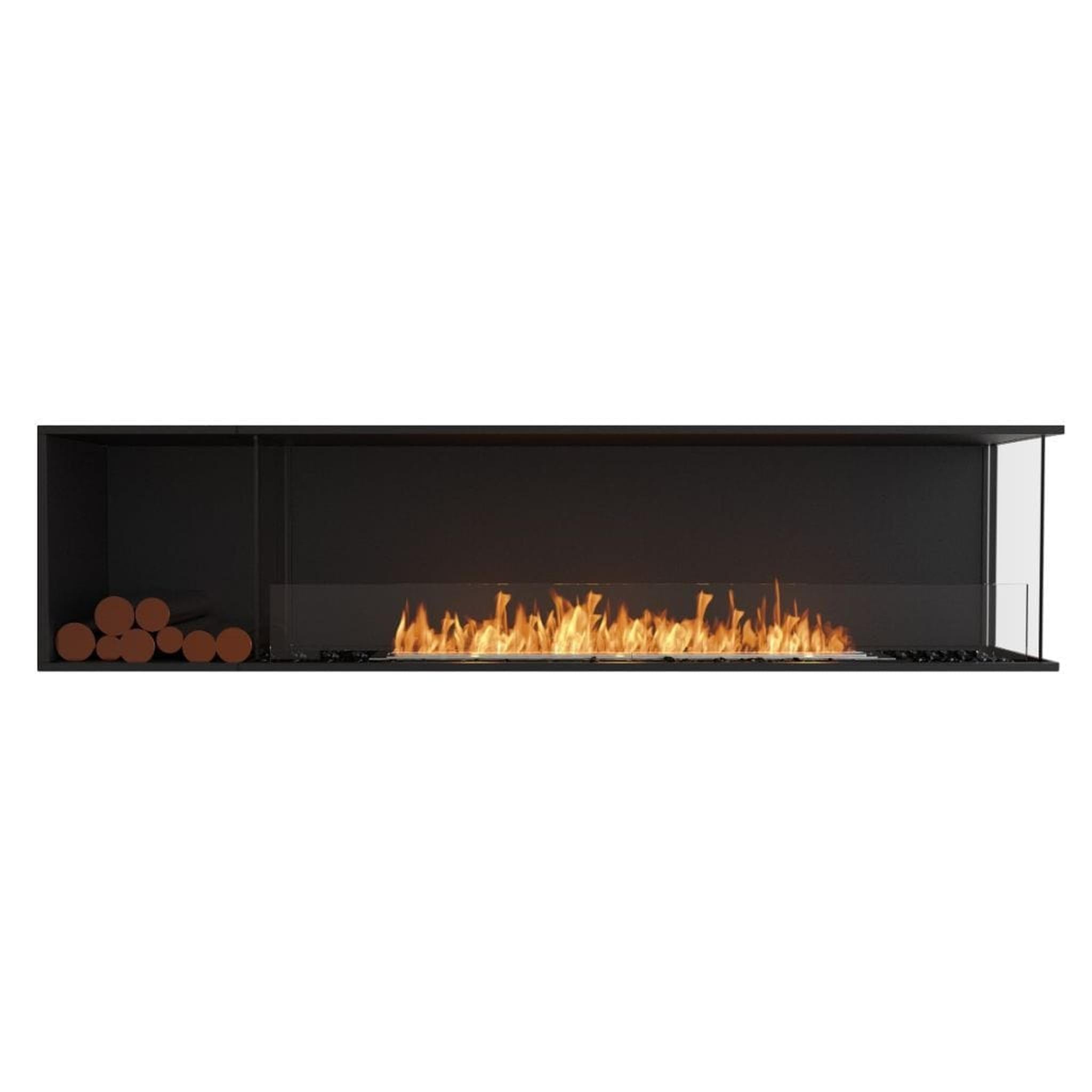 EcoSmart Fire Flex 86LC/86RC 91" Ethanol Fireplace Insert with Decorative Box and Adjustable Flame by Mad Design Group