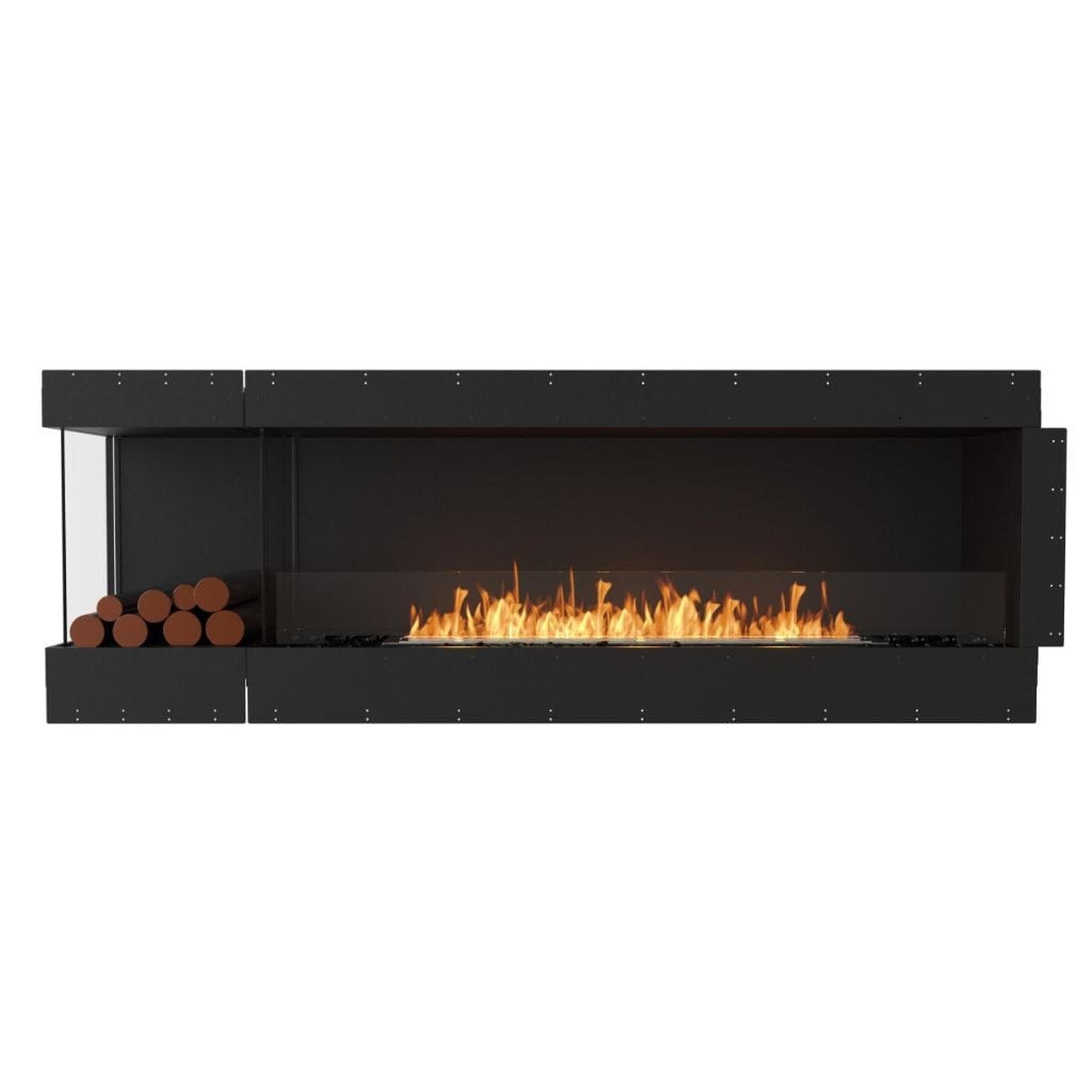 EcoSmart Fire Flex 86LC/86RC 91" Ethanol Fireplace Insert with Decorative Box and Adjustable Flame by Mad Design Group