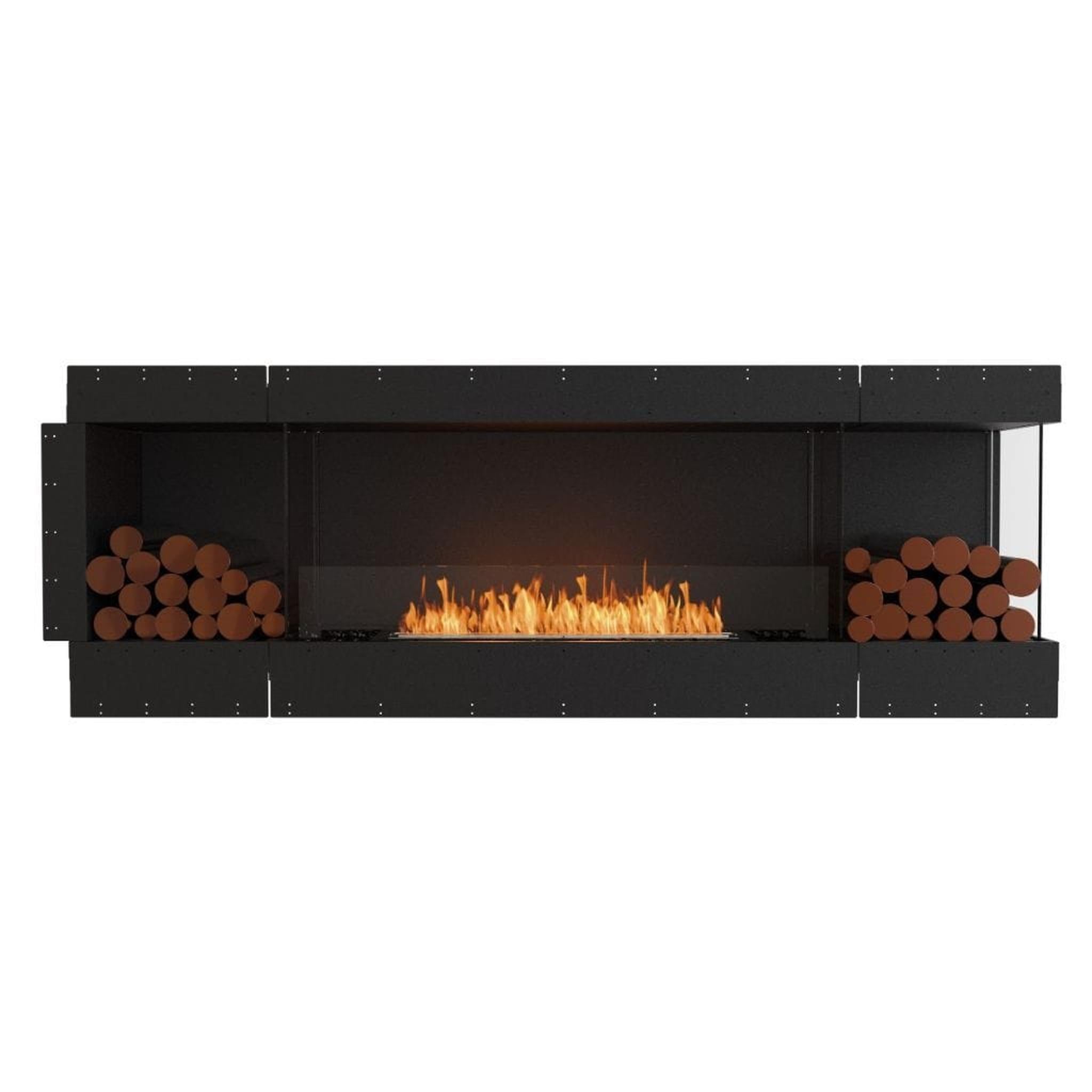 EcoSmart Fire Flex 86LC/86RC 91" Ethanol Fireplace Insert with Decorative Box and Adjustable Flame by Mad Design Group