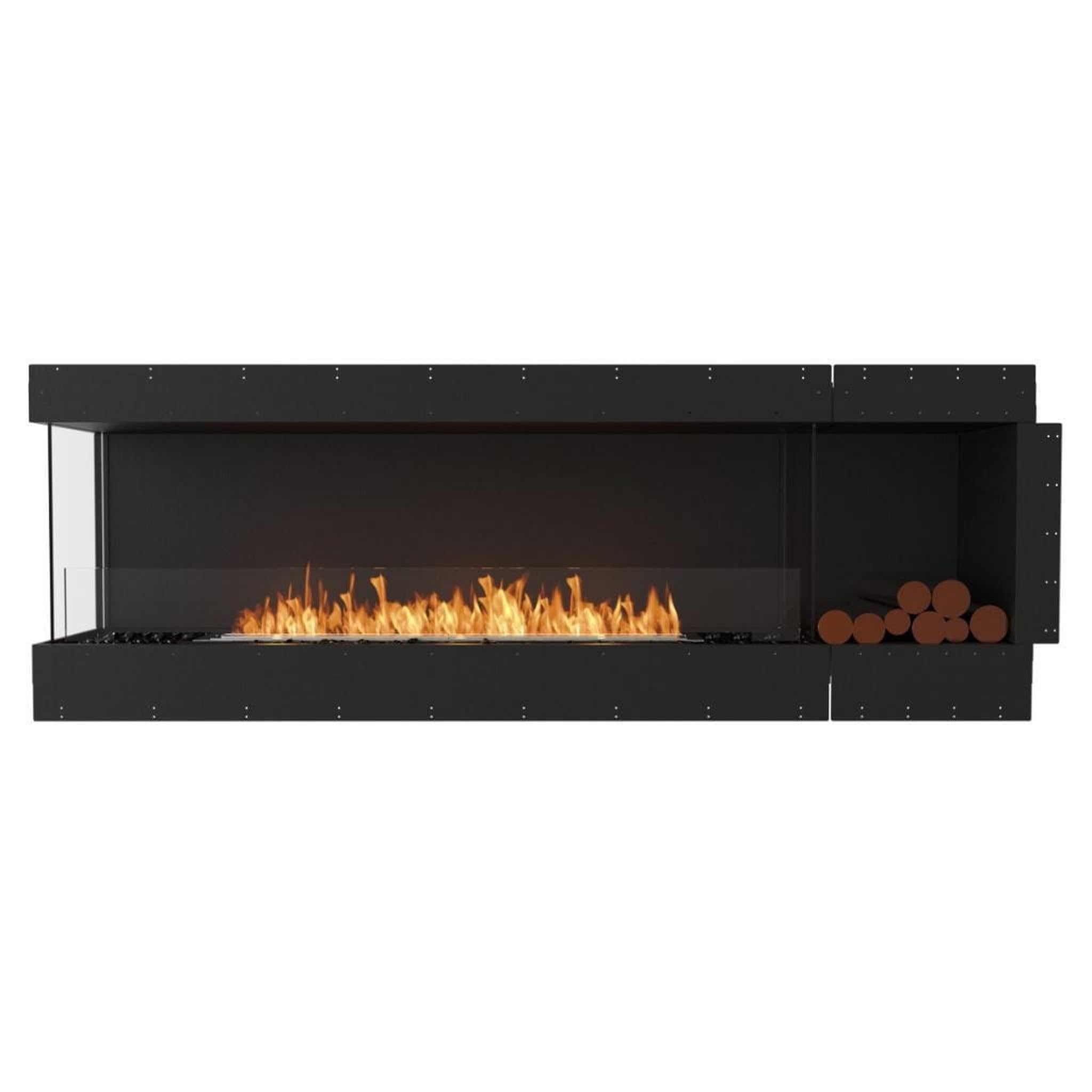 EcoSmart Fire Flex 86LC/86RC 91" Ethanol Fireplace Insert with Decorative Box and Adjustable Flame by Mad Design Group