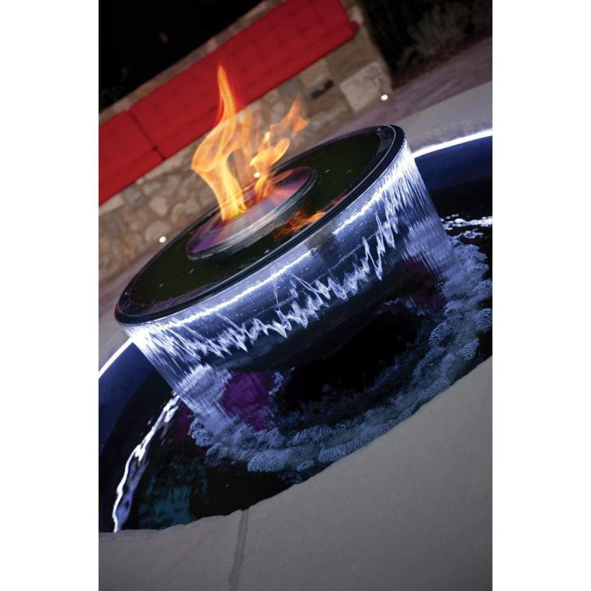 EcoSmart Fire AB8 14" Stainless Steel Ethanol Burner with Stable Flame by MAD Design Group