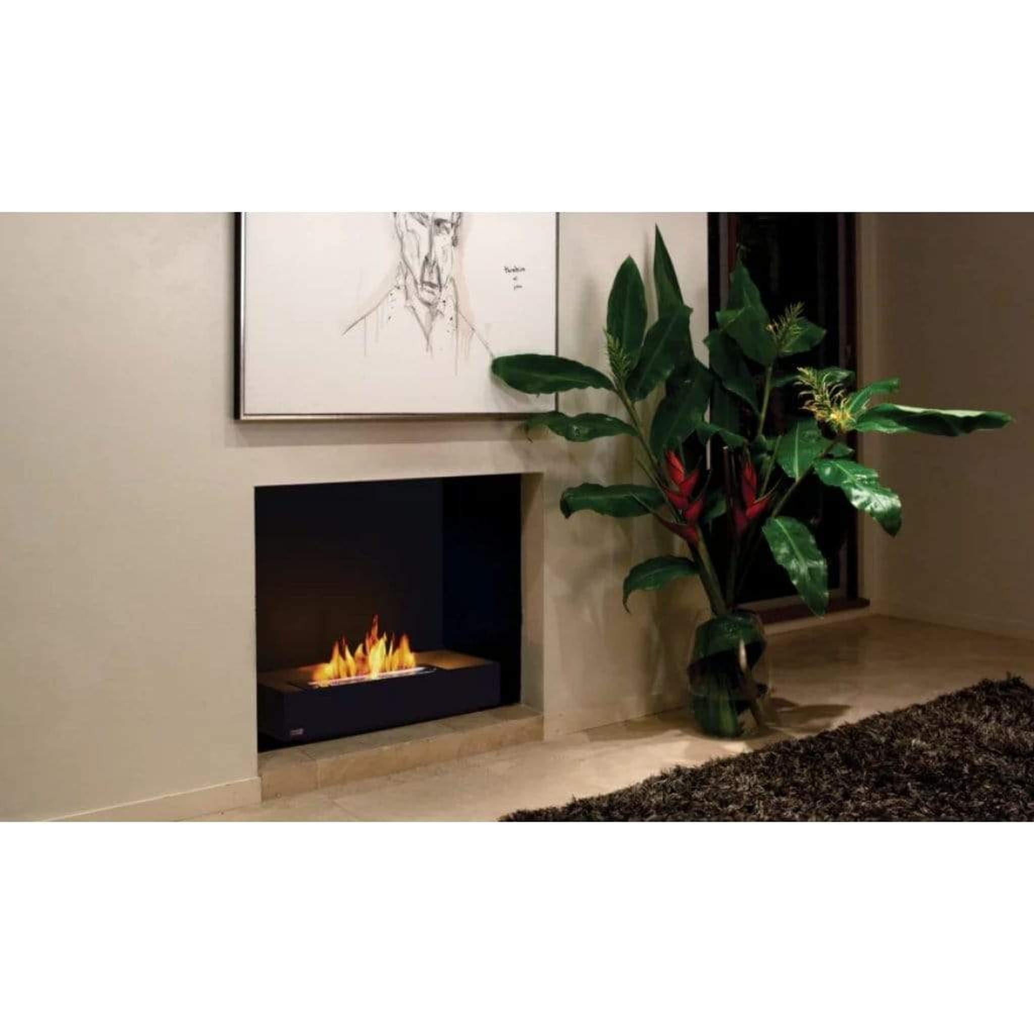 EcoSmart Fire 30" Grate Ethanol Fireplace Insert with Clean-Burning Stainless Steel Burner by Mad Design Group