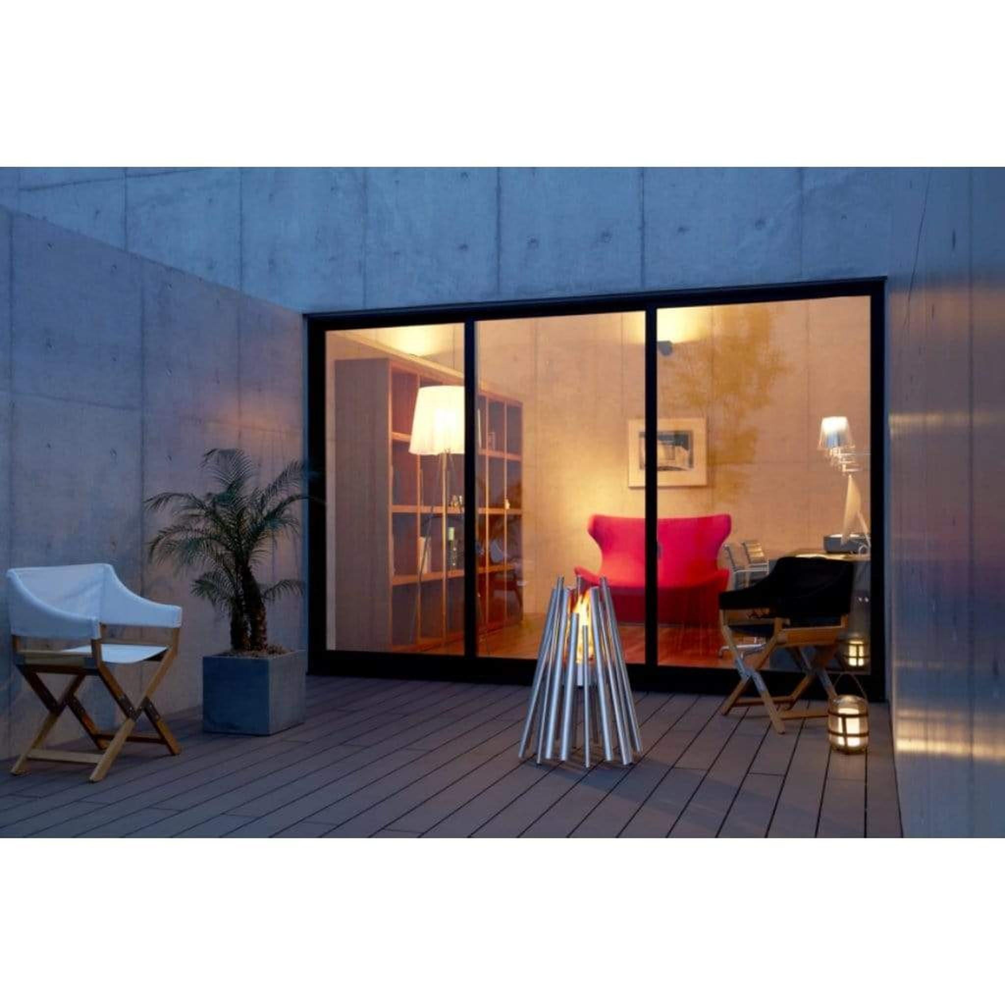 EcoSmart Fire Stix 22" Portable Ethanol Fire Pit with Stainless Steel Burner by Mad Design Group