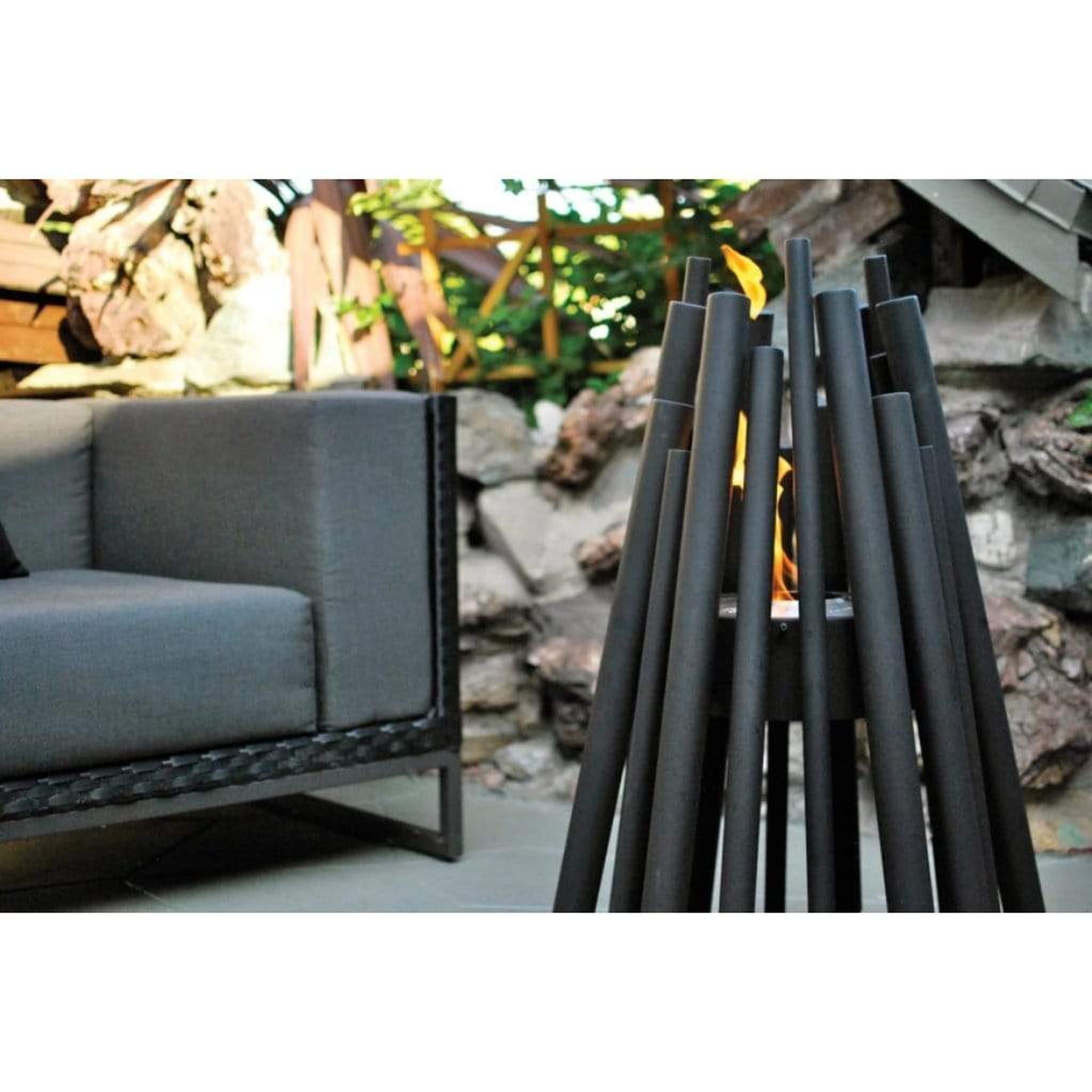 EcoSmart Fire Stix 22" Portable Ethanol Fire Pit with Stainless Steel Burner by Mad Design Group