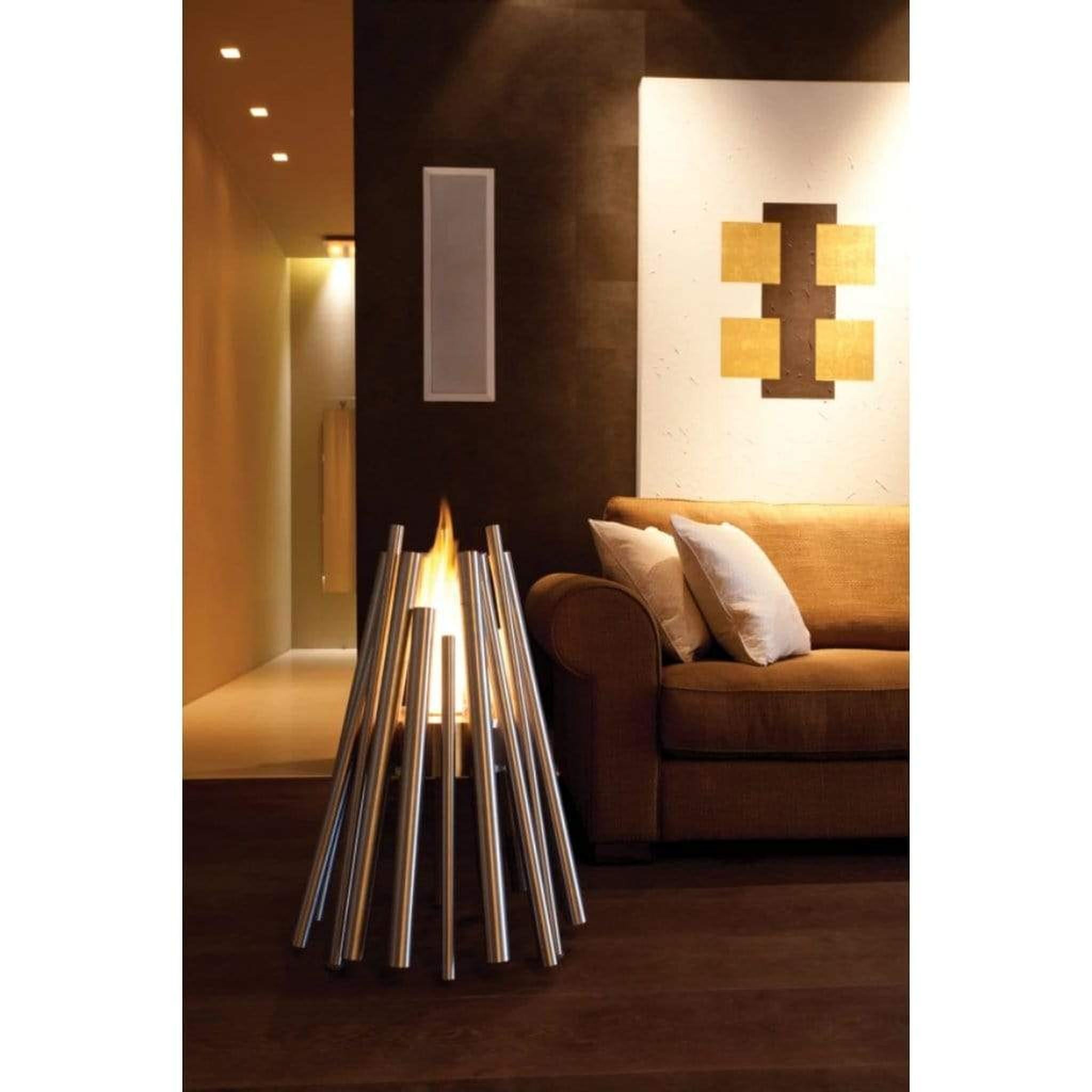 EcoSmart Fire Stix 22" Portable Ethanol Fire Pit with Stainless Steel Burner by Mad Design Group