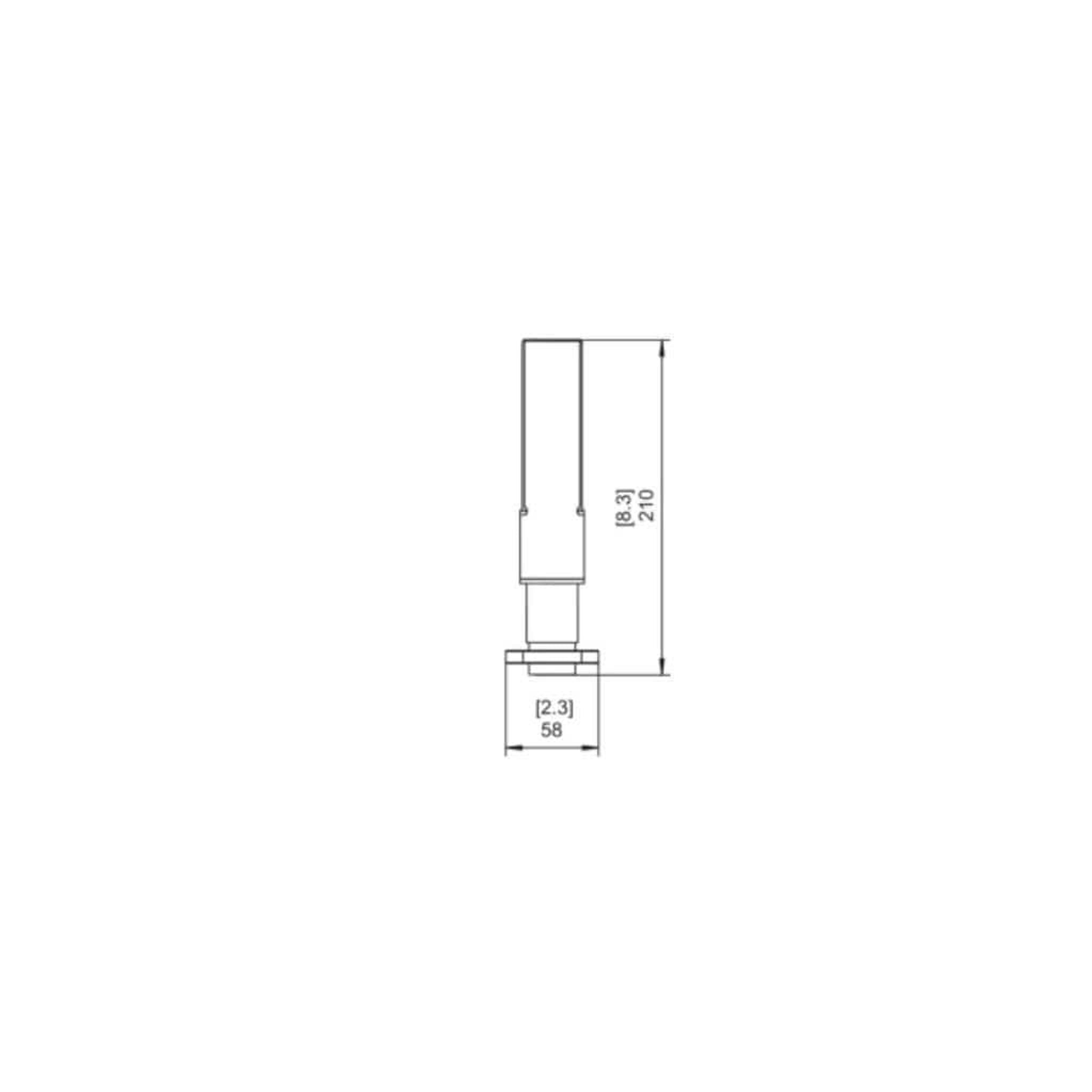 EcoSmart Fire Twin Feet Fixings for 8mm Glass Fire Screens by MAD Design Group