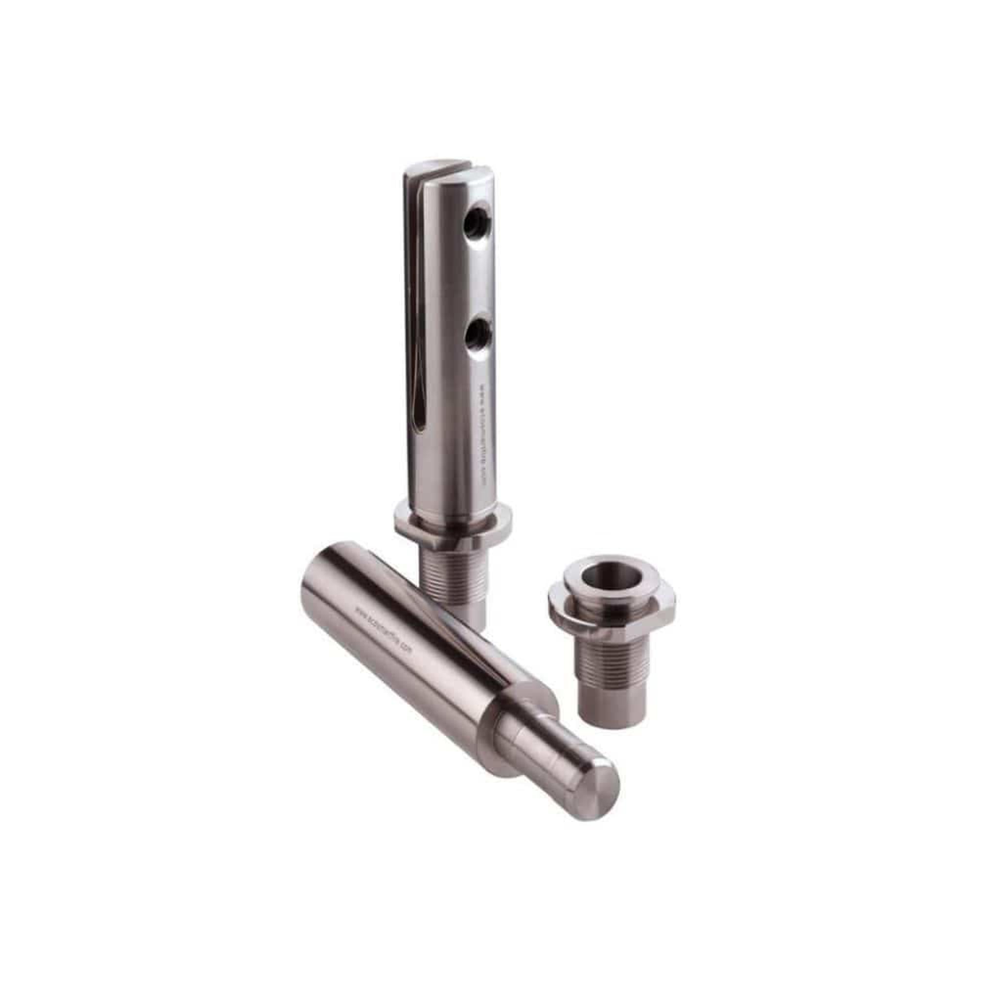 EcoSmart Fire Twin Feet Fixings for 8mm Glass Fire Screens by MAD Design Group