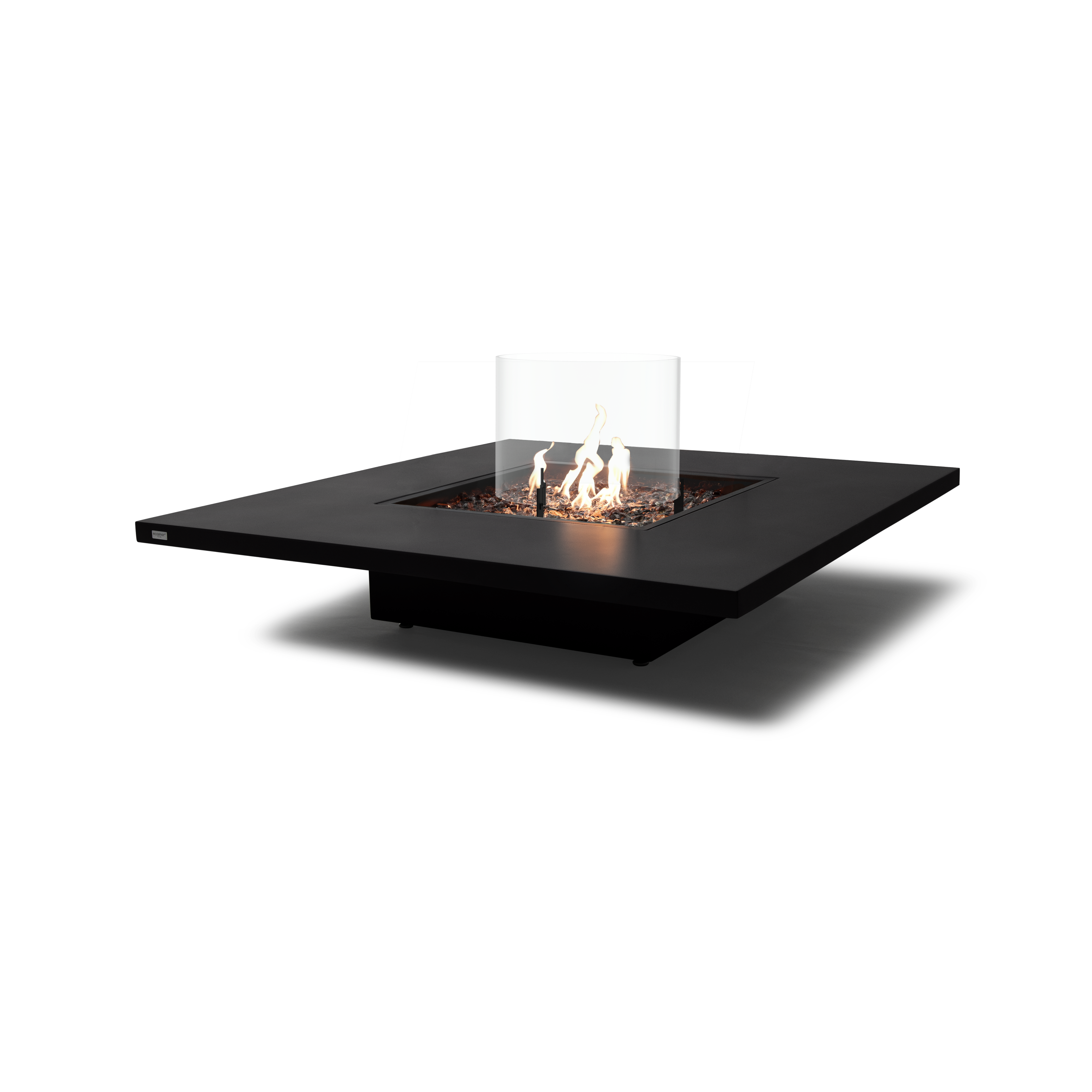 EcoSmart Fire Vertigo 50" Graphite Freestanding Fire Table with Gas LP/NG Burner and Floating Base by Mad Design Group
