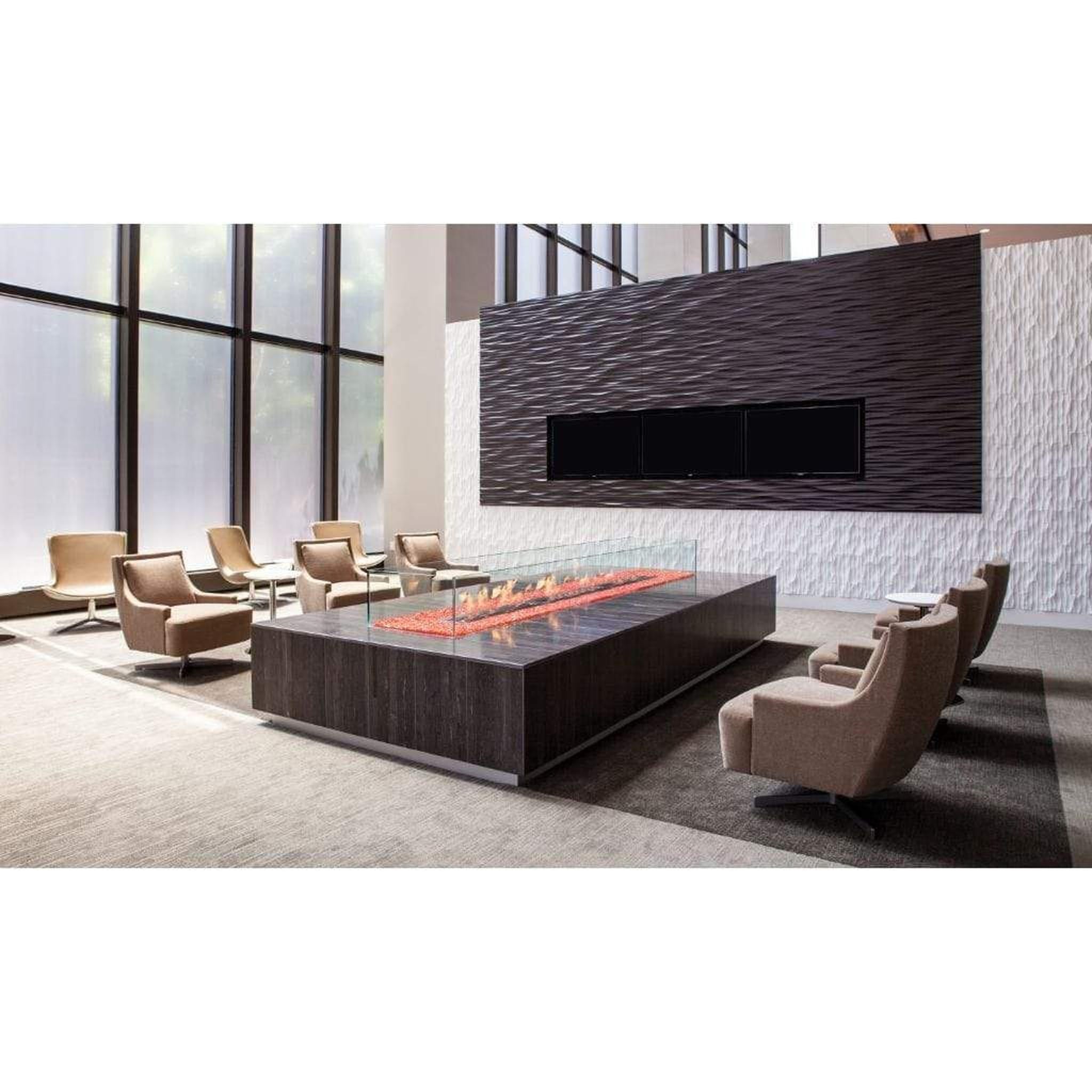 EcoSmart Fire 36" XL900 Stainless Steel Ethanol Burner with Flame Control by MAD Design Group