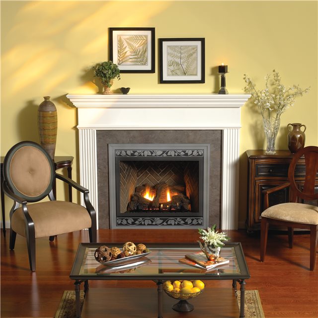 Empire DVP36FP Tahoe 36-inch Premium Direct Vent Propane Gas Fireplace - Millivolt Control With On/Off Switch