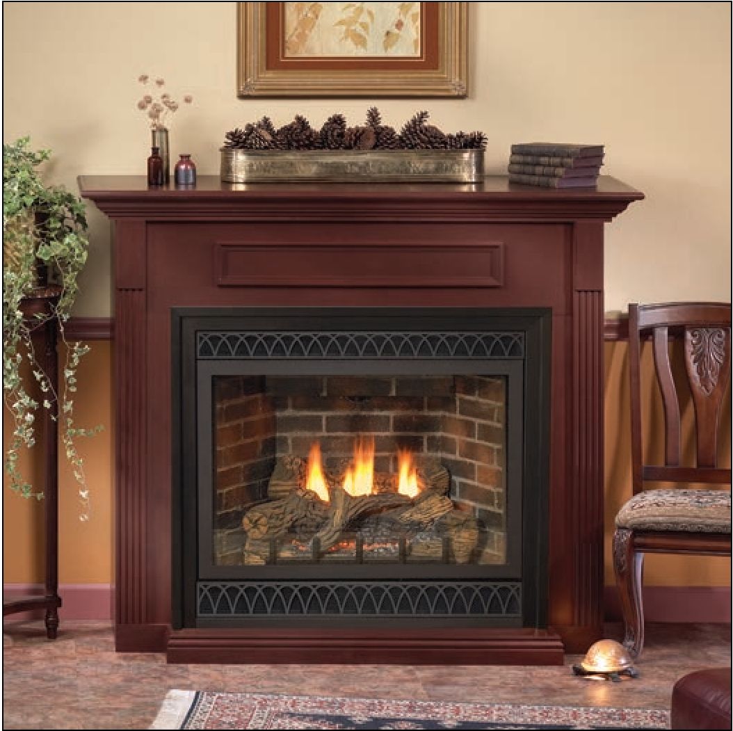Empire Tahoe 48 Inch Millivolt Controller Deluxe Direct Vent Gas Fireplace - Propane Gas