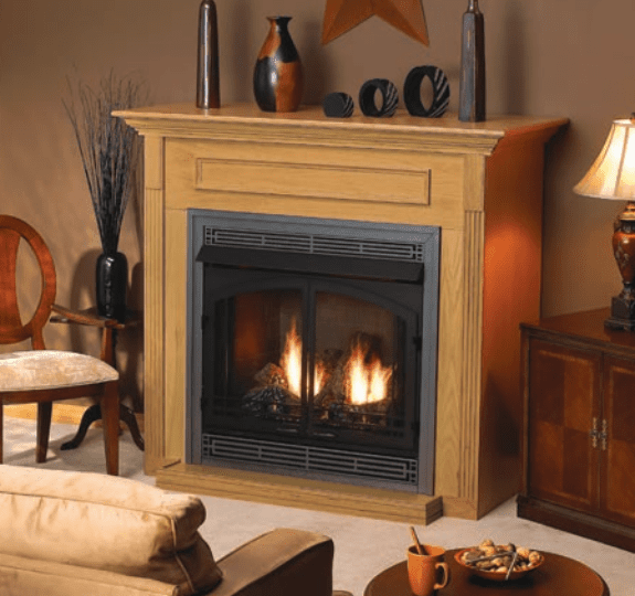 Empire | Wooden Cabinet Mantel with Base for 42" Fireboxes