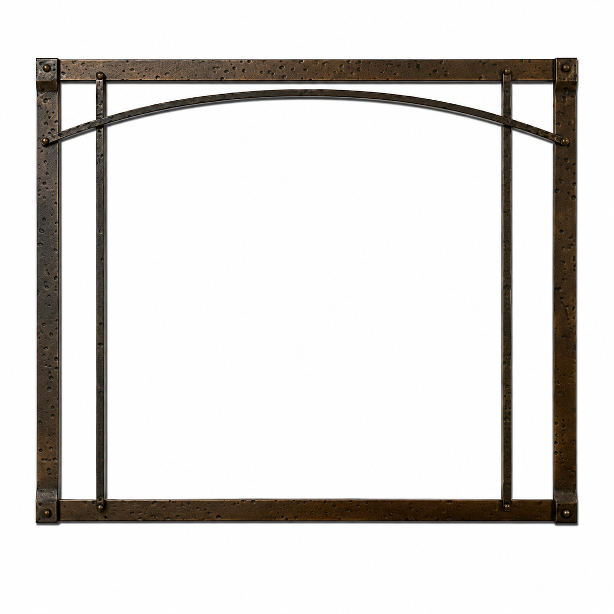 Empire DFF40RBZT 40" Oil-Rubbed Bronze Arch Forged Iron Inset for Rushmore DVCT40 Direct Vent Fireplace