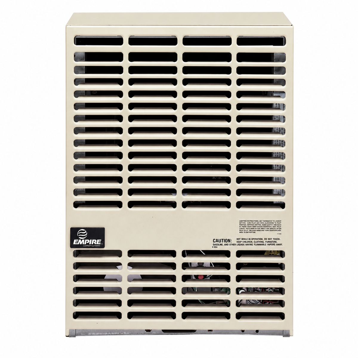 Empire DV215SG 20" Beige Millivolt Control Direct Vent Wall Furnace