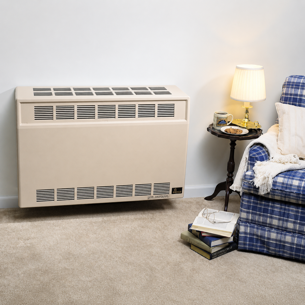 Empire DV35SG 37" Millivolt Direct Vent Wall Furnace With Thermostat Control