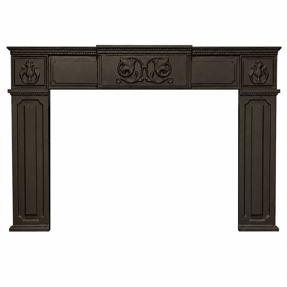 Empire SC256BL Matte Black Cast Iron Surround for Innsbrook Small Fireplace Insert