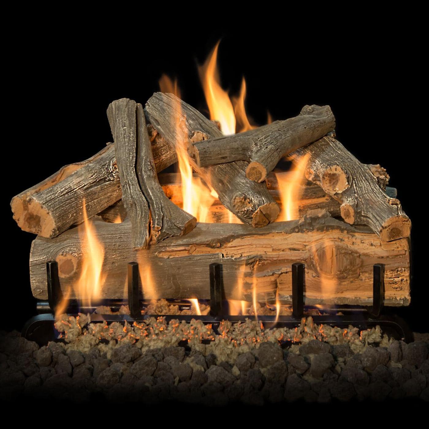 Grand Canyon Gas Logs - Arizona Juniper See Through Gas Logs