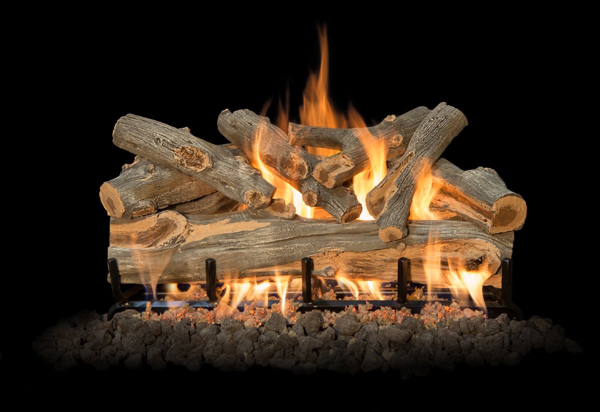Grand Canyon Gas Logs - Arizona Juniper See Through Gas Logs