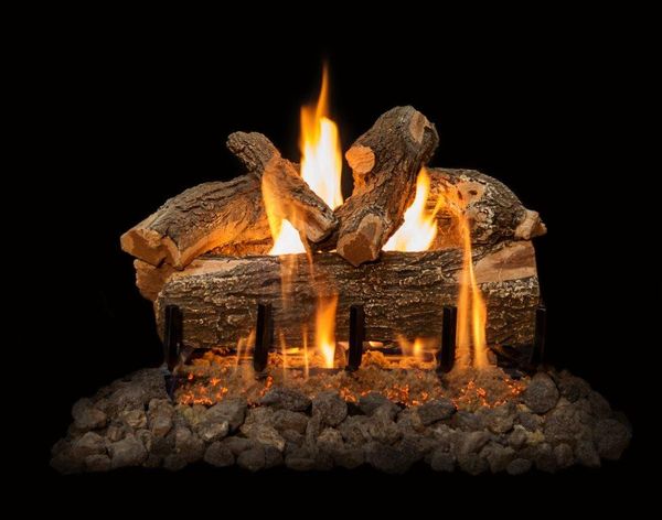 Grand Canyon Gas Logs - Arizona Weathered Oak Jumbo Slimline Gas Logs