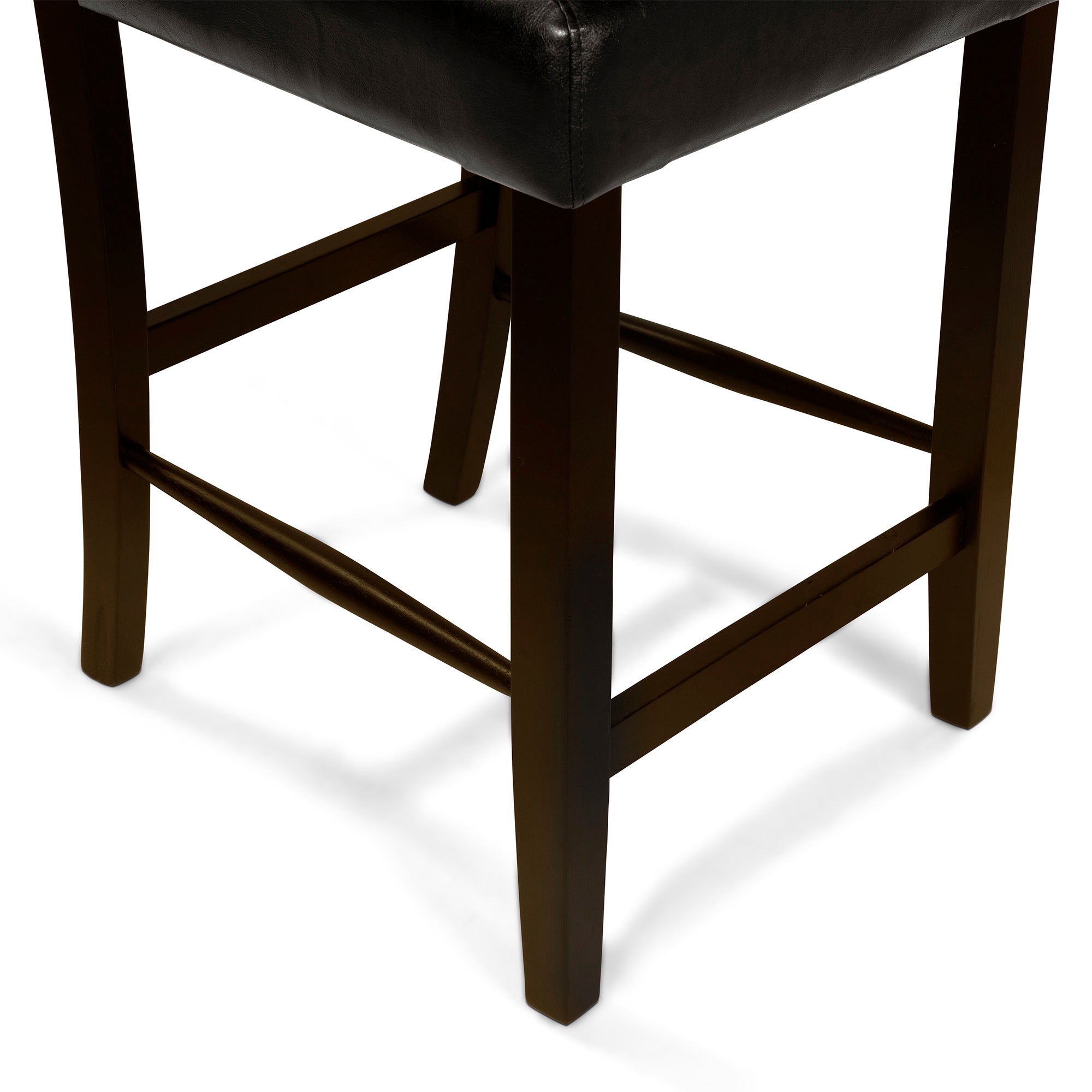Geria Contemporary Upholstered Counter Height Chairs (Set of 2)