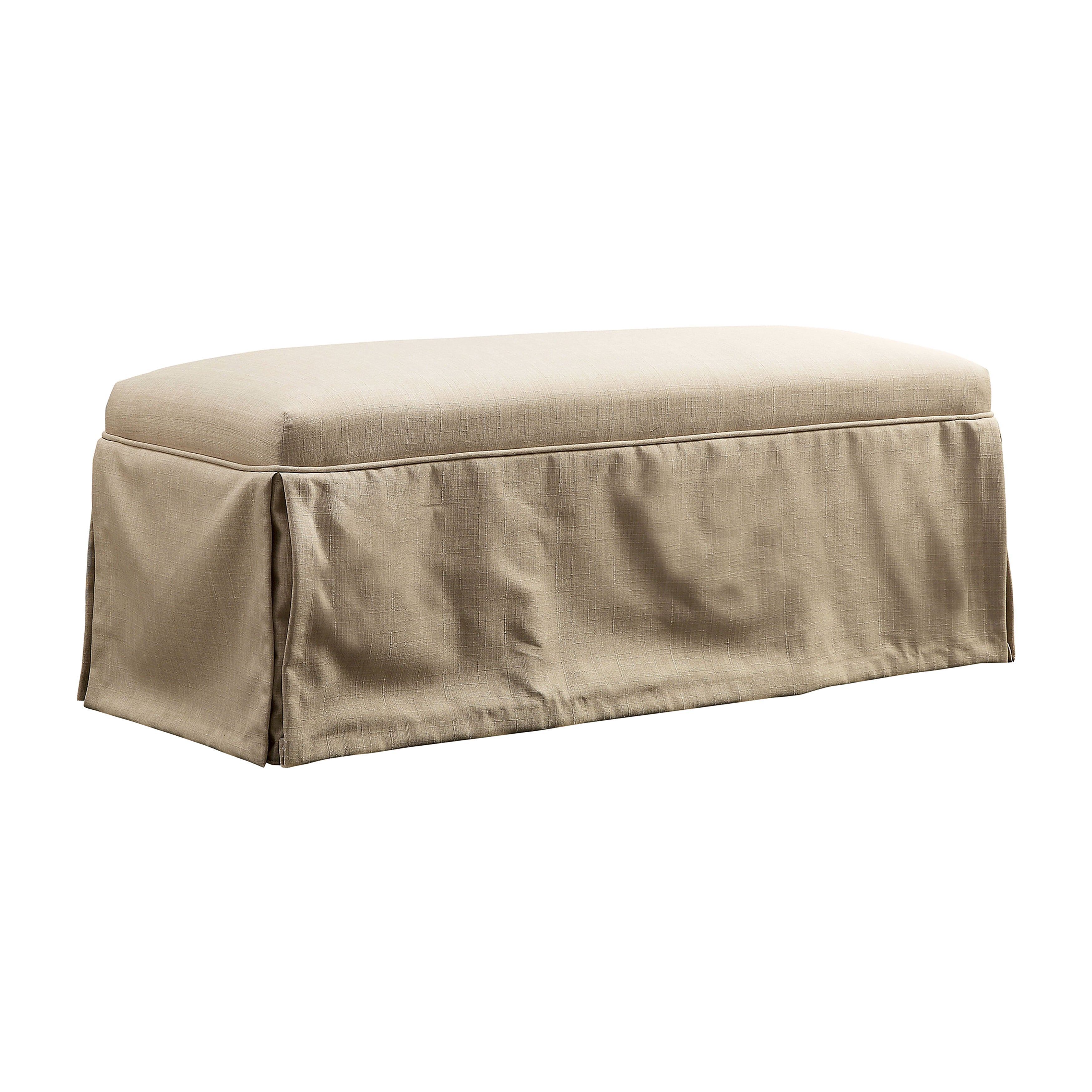 Cullen Rustic Bench in Beige