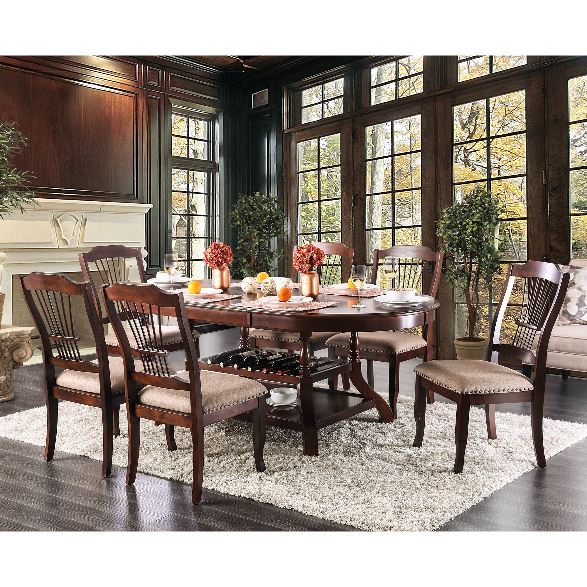 Gemini Transitional Padded Side Chairs (Set of 2)