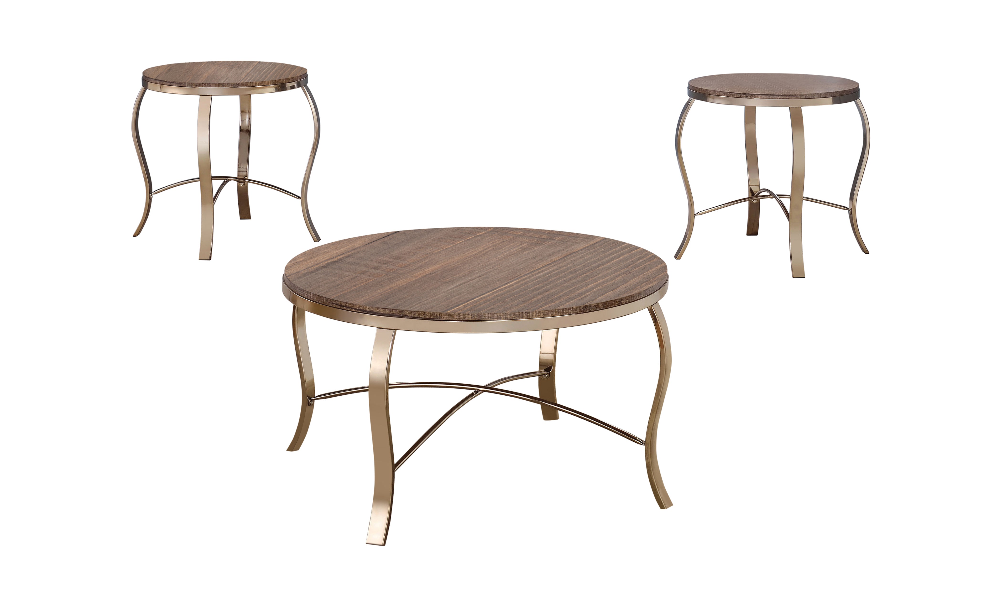 Jezabel Transitional Round 3-Piece Table Set