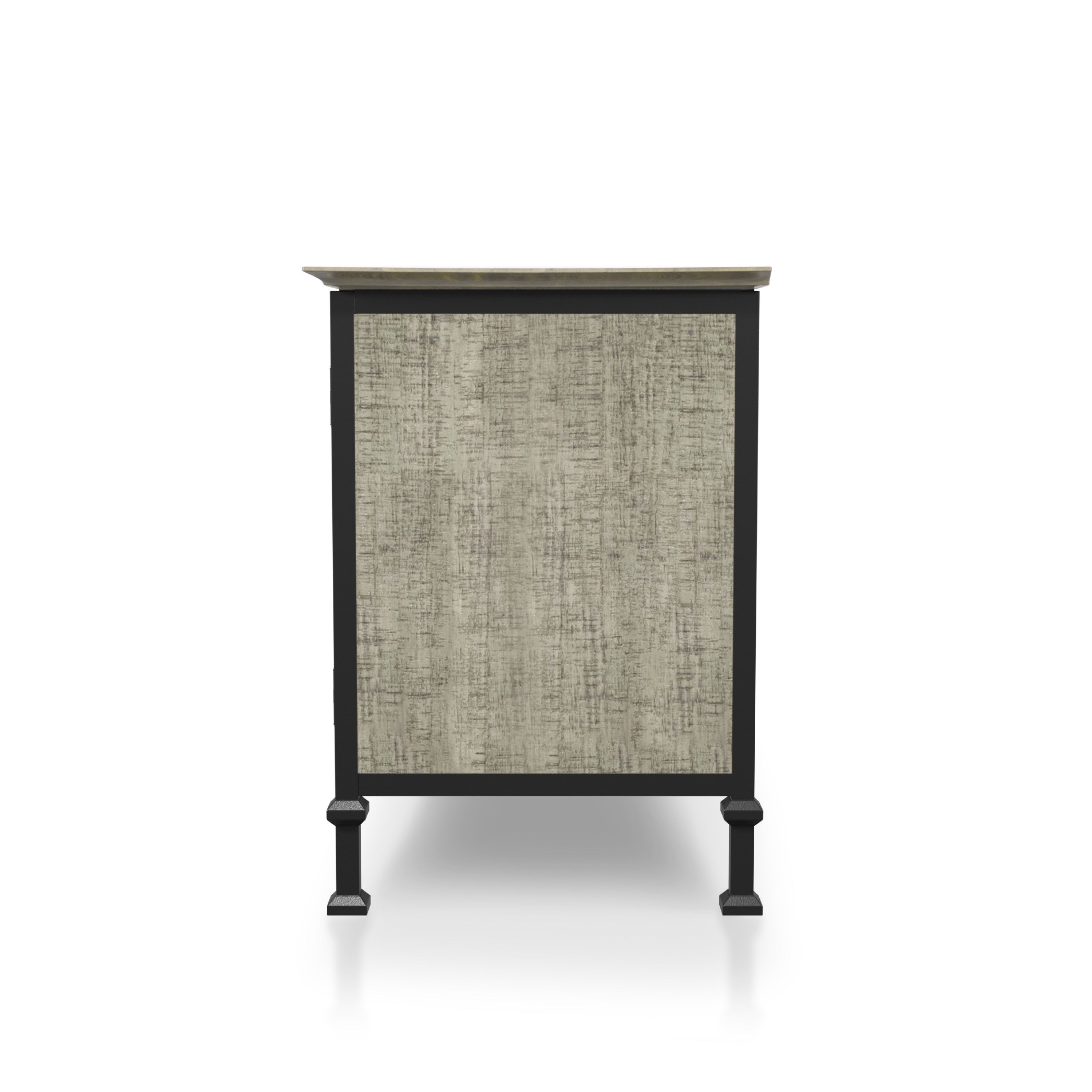 Ronda 8-Shelf 72-inch TV Stand in Gray