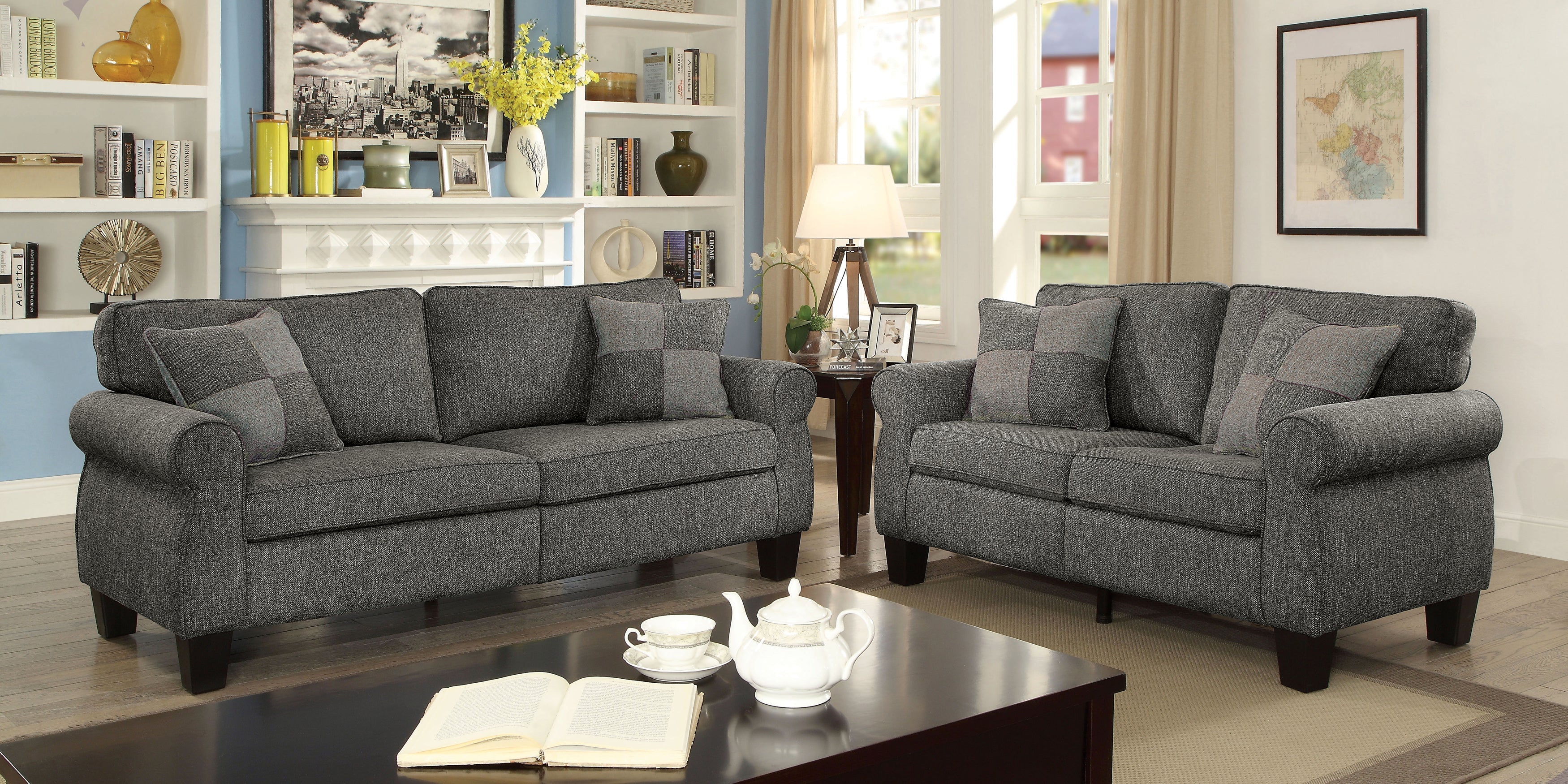 Trino Transitional Upholstered Sofa