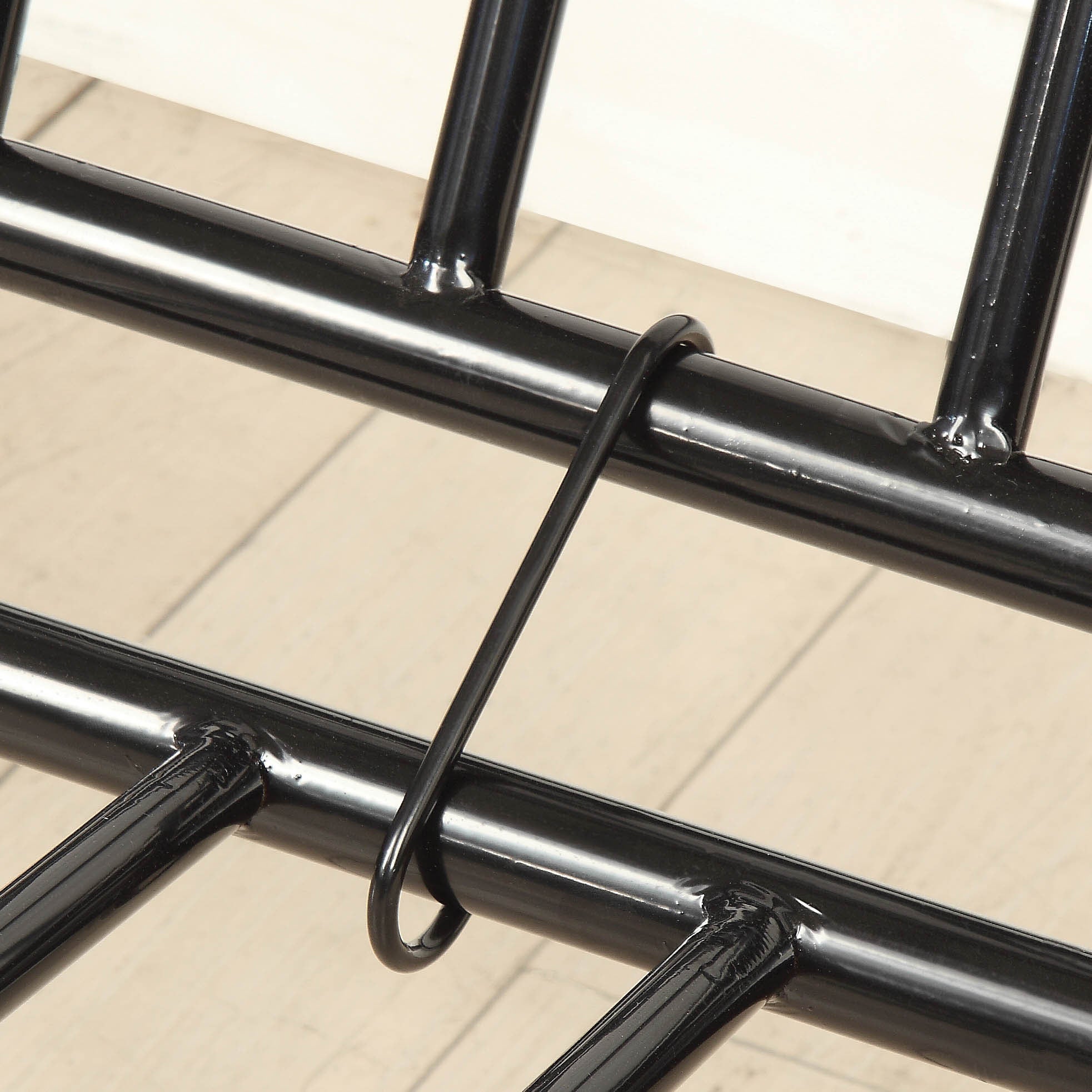 Nitzel Transitional Metal Bunk Bed in Black