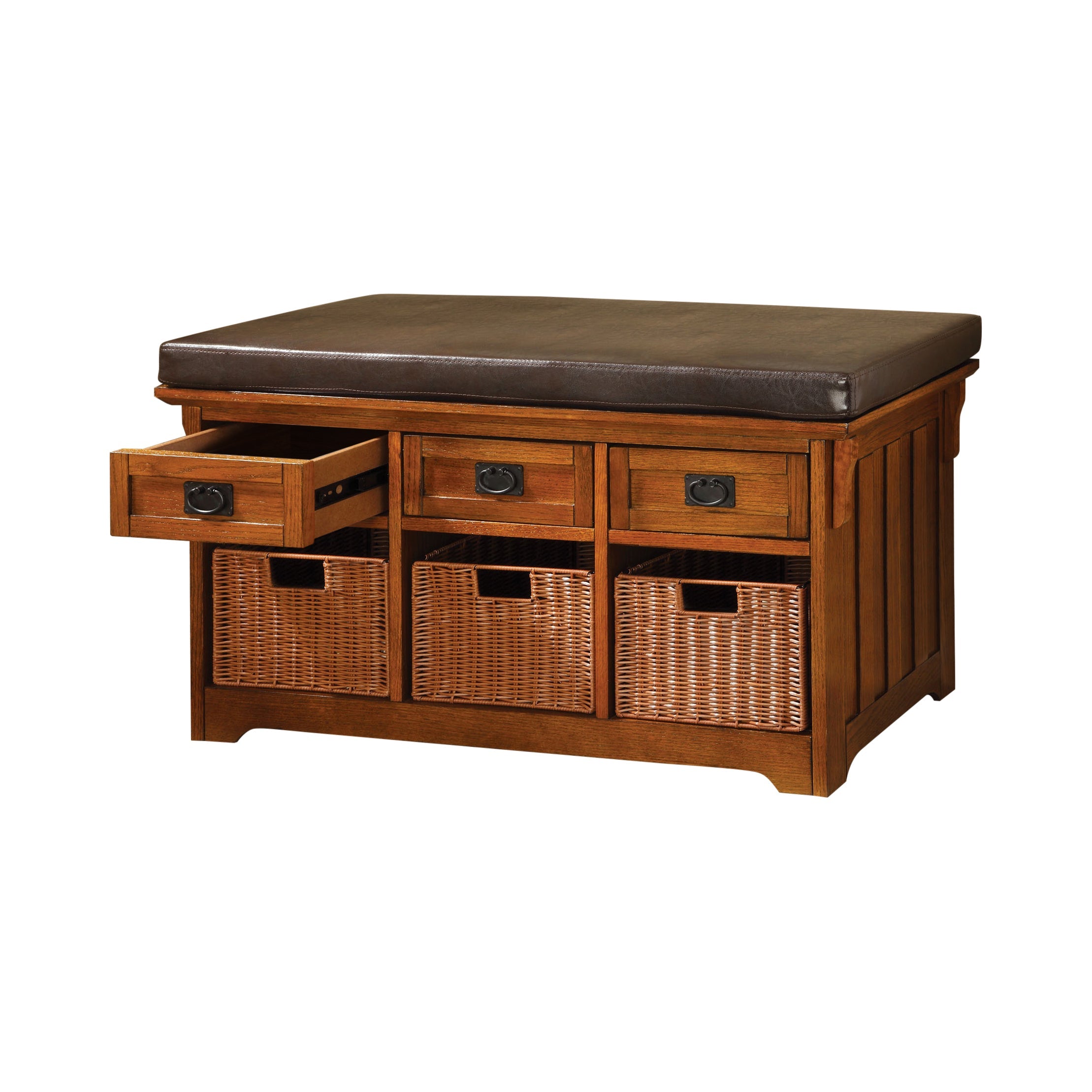 Lucia Transitional Storage Bench