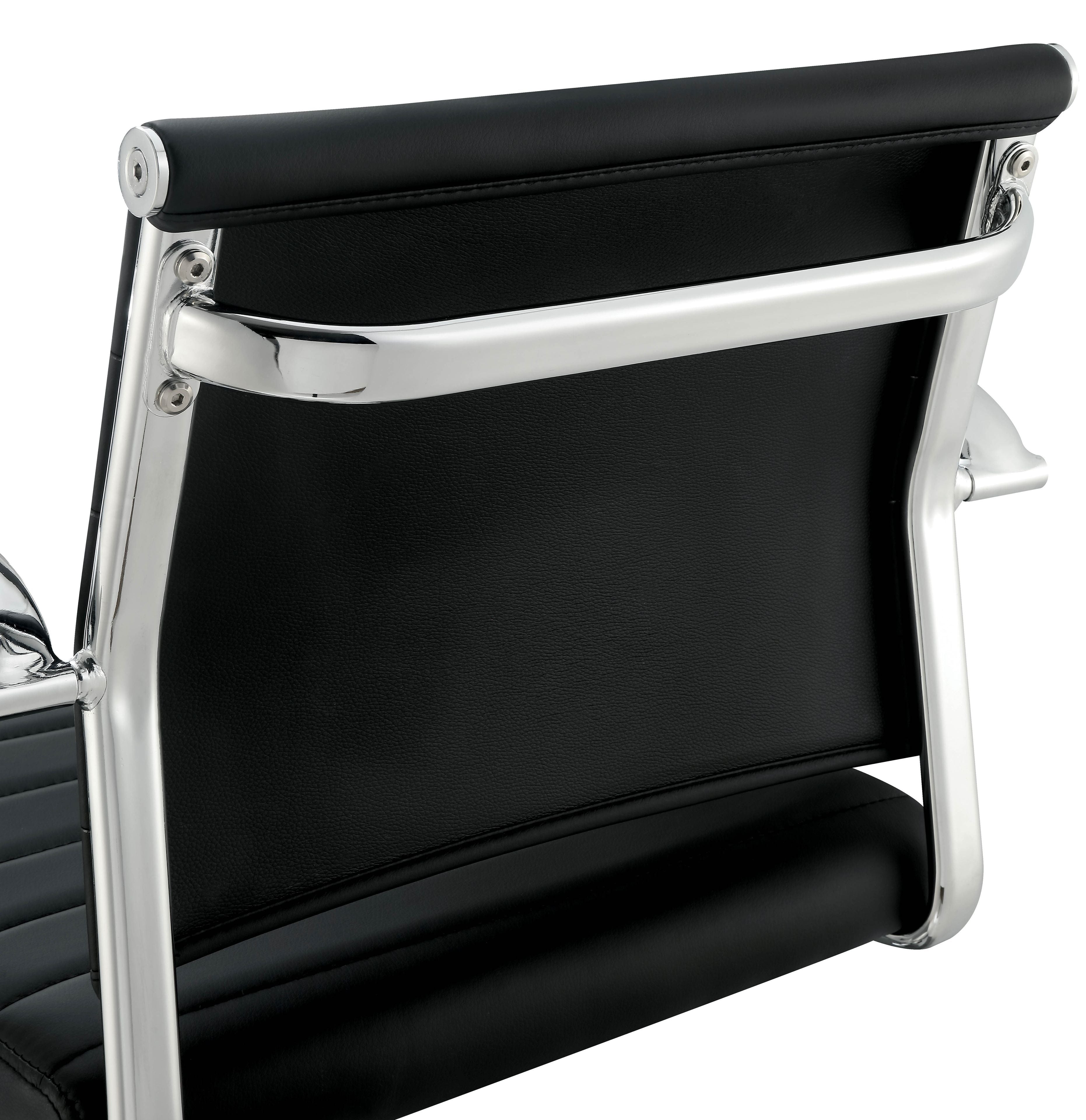 Zenah Contemporary Swivel Bar Stool in Black