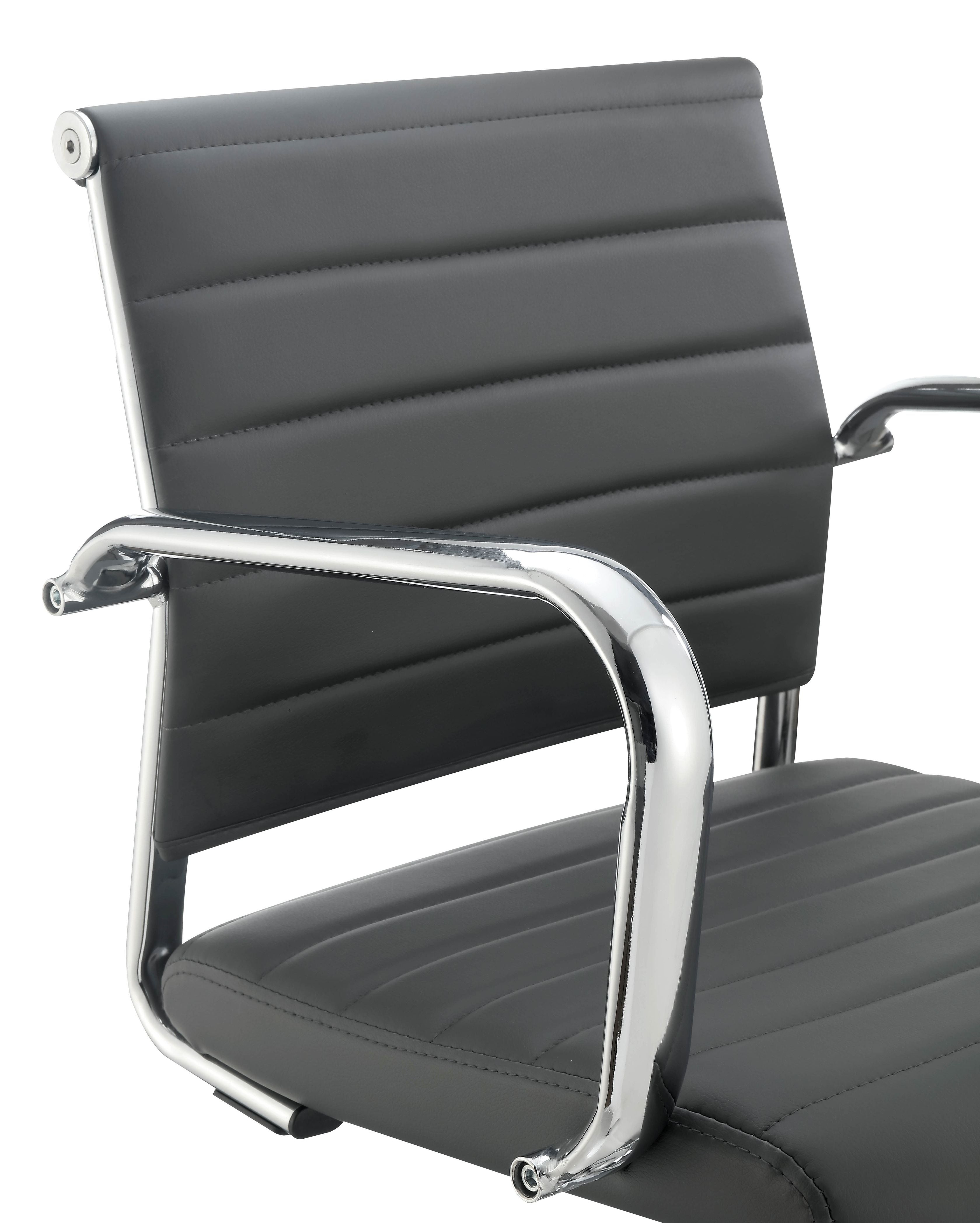 Zenah Contemporary Swivel Bar Stool in Gray
