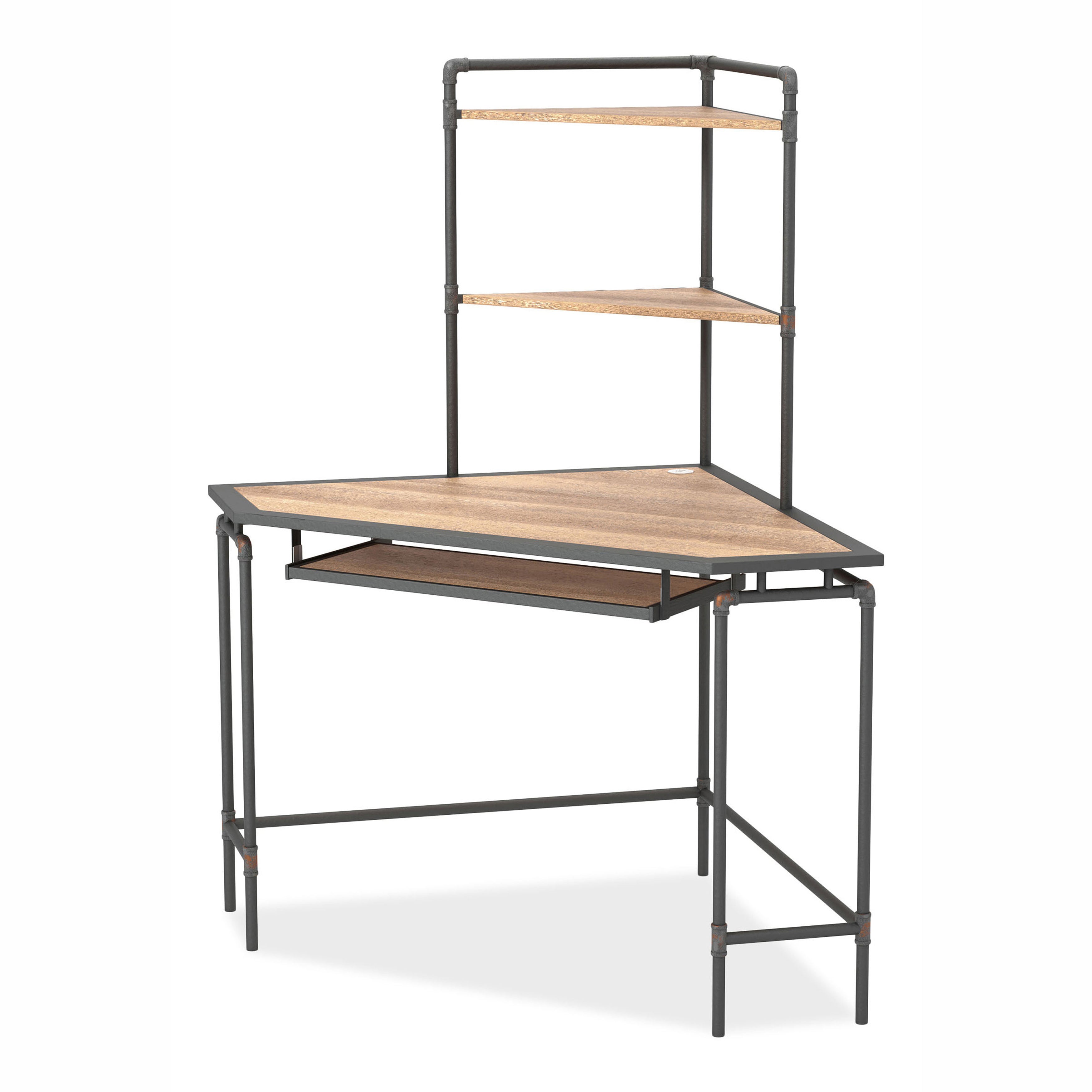 Flak Corner Desk with USB Plug