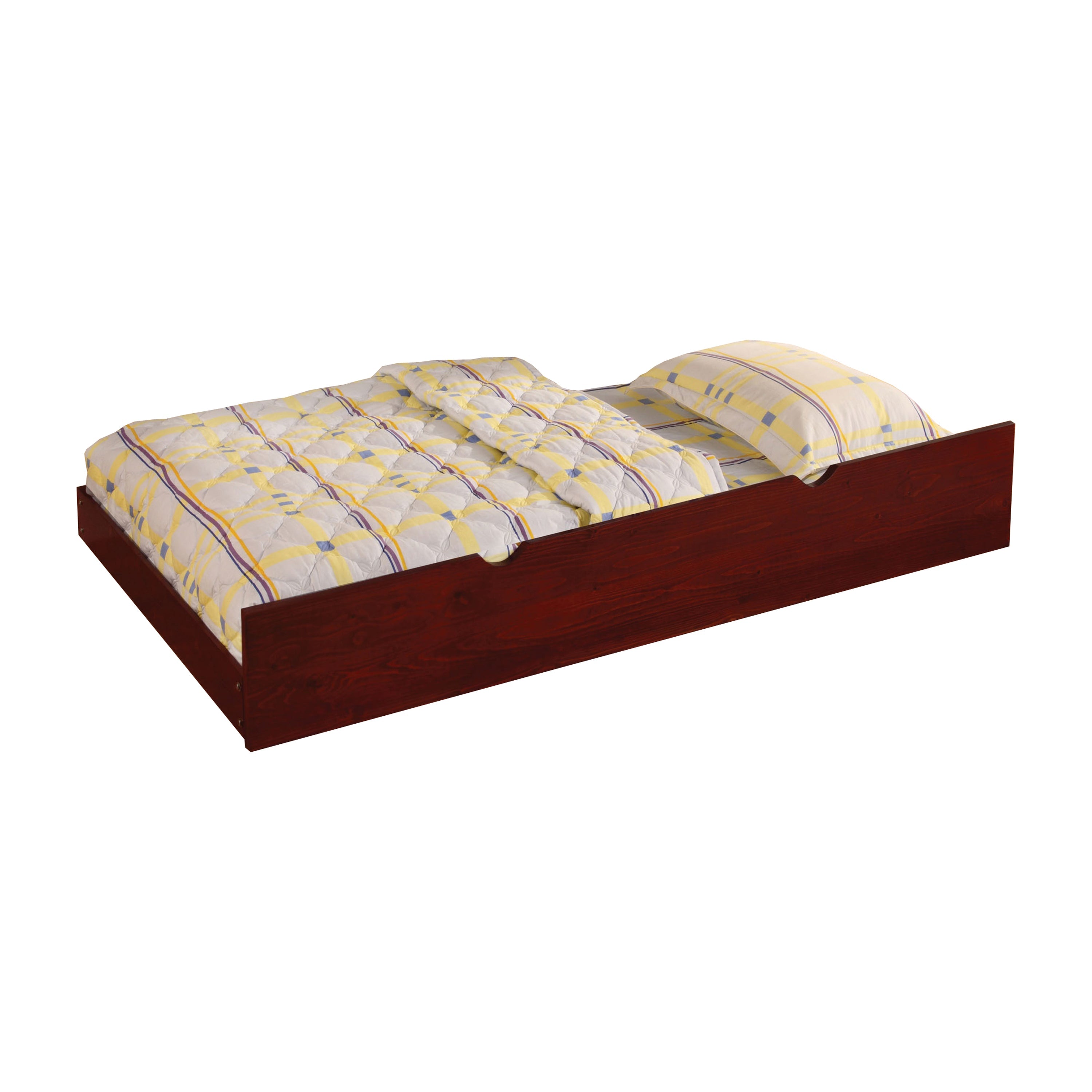 Joseph Transitional Solid Wood Trundle in Cherry