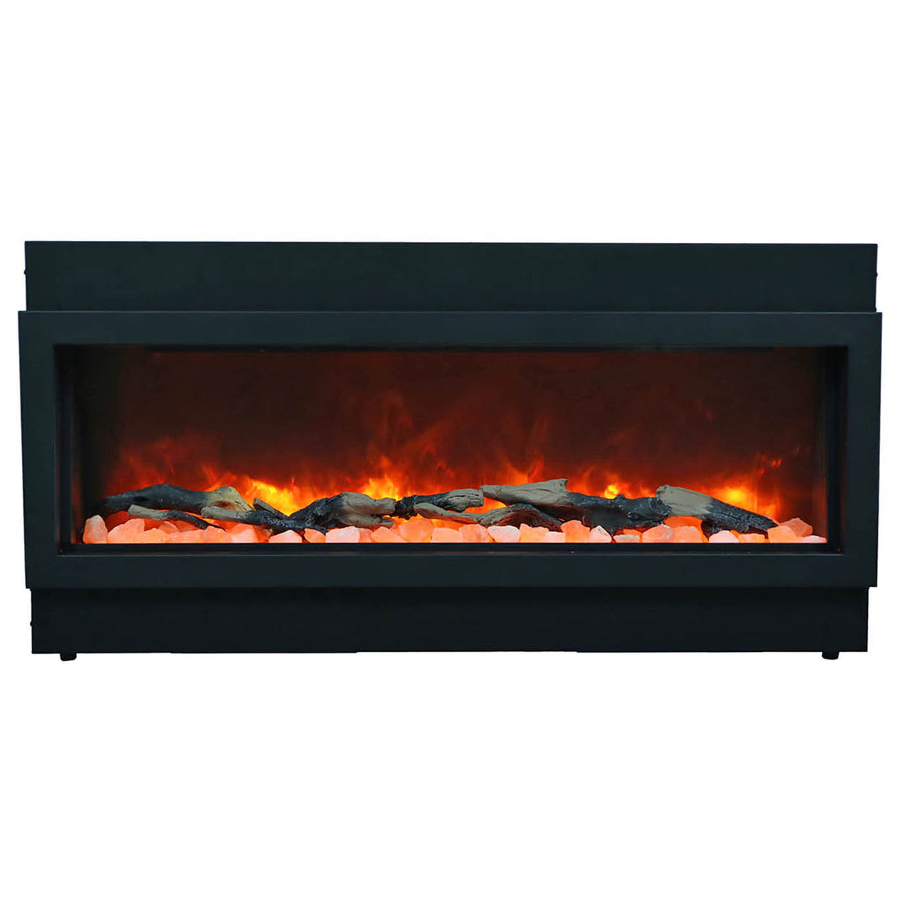 Amantii Panorama Deep Extra Tall 50 Inch Indoor Outdoor Electric Fireplace